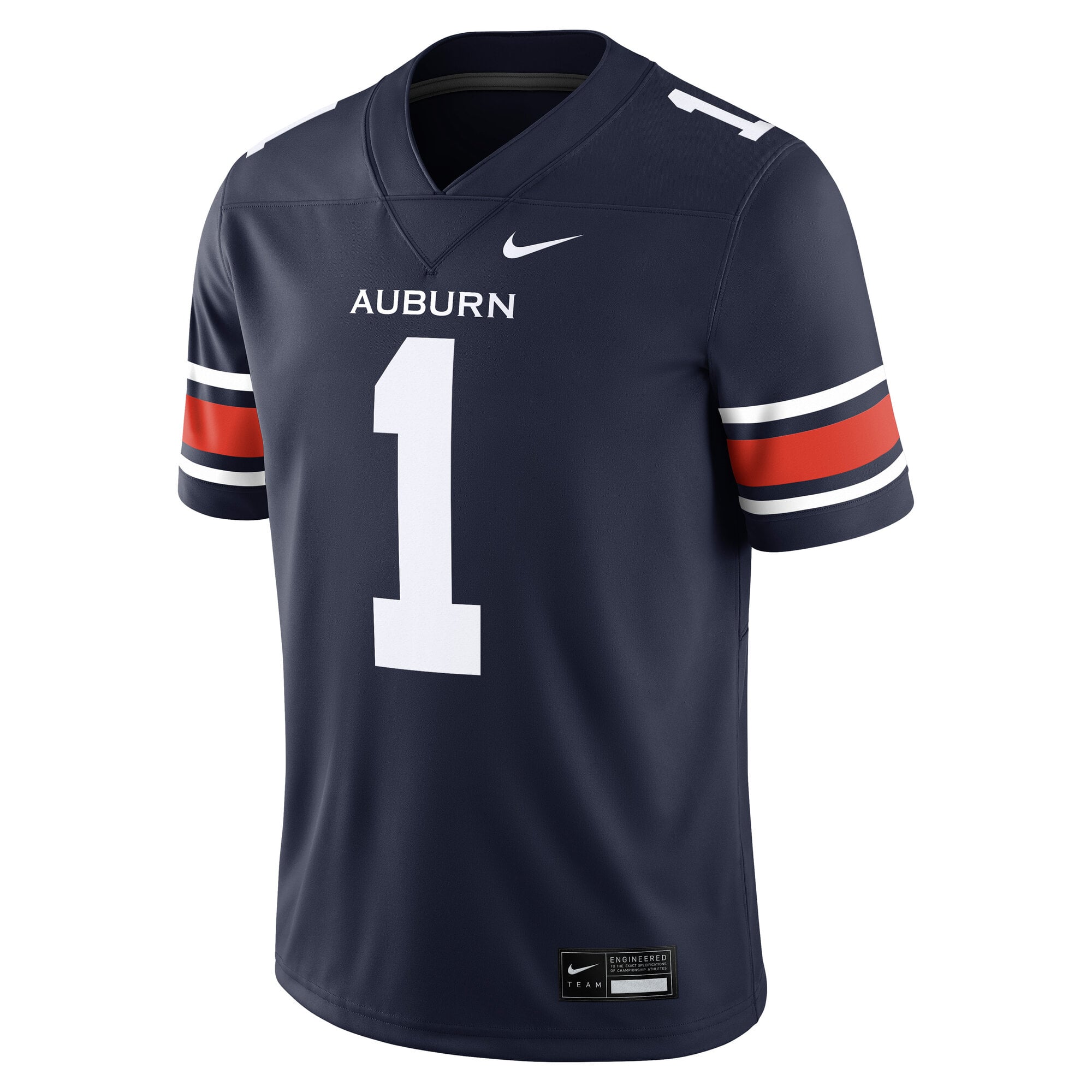 Auburn Tigers Home Football Jersey Navy - front view