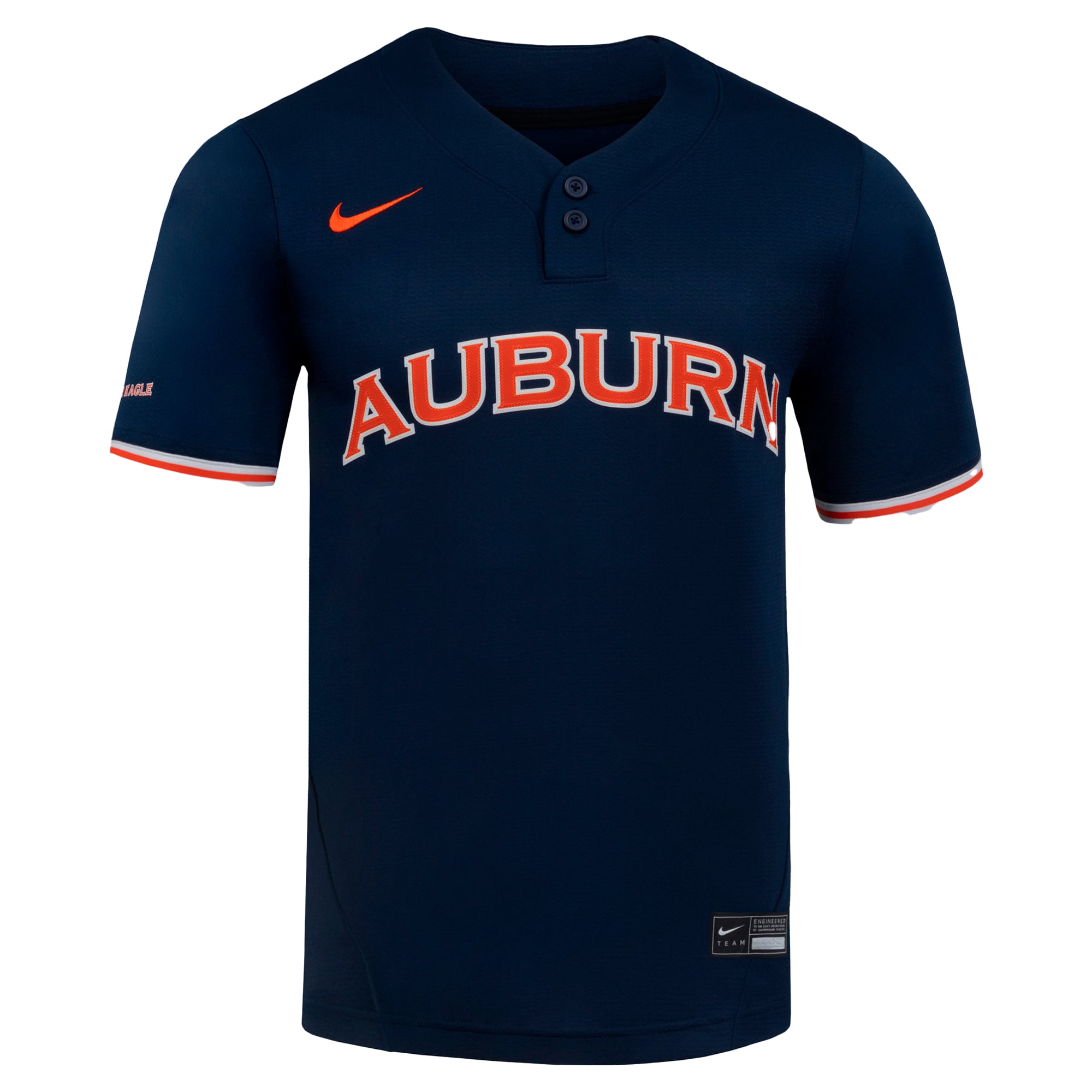 Auburn Tigers Unisex Softball Jersey Navy - front view