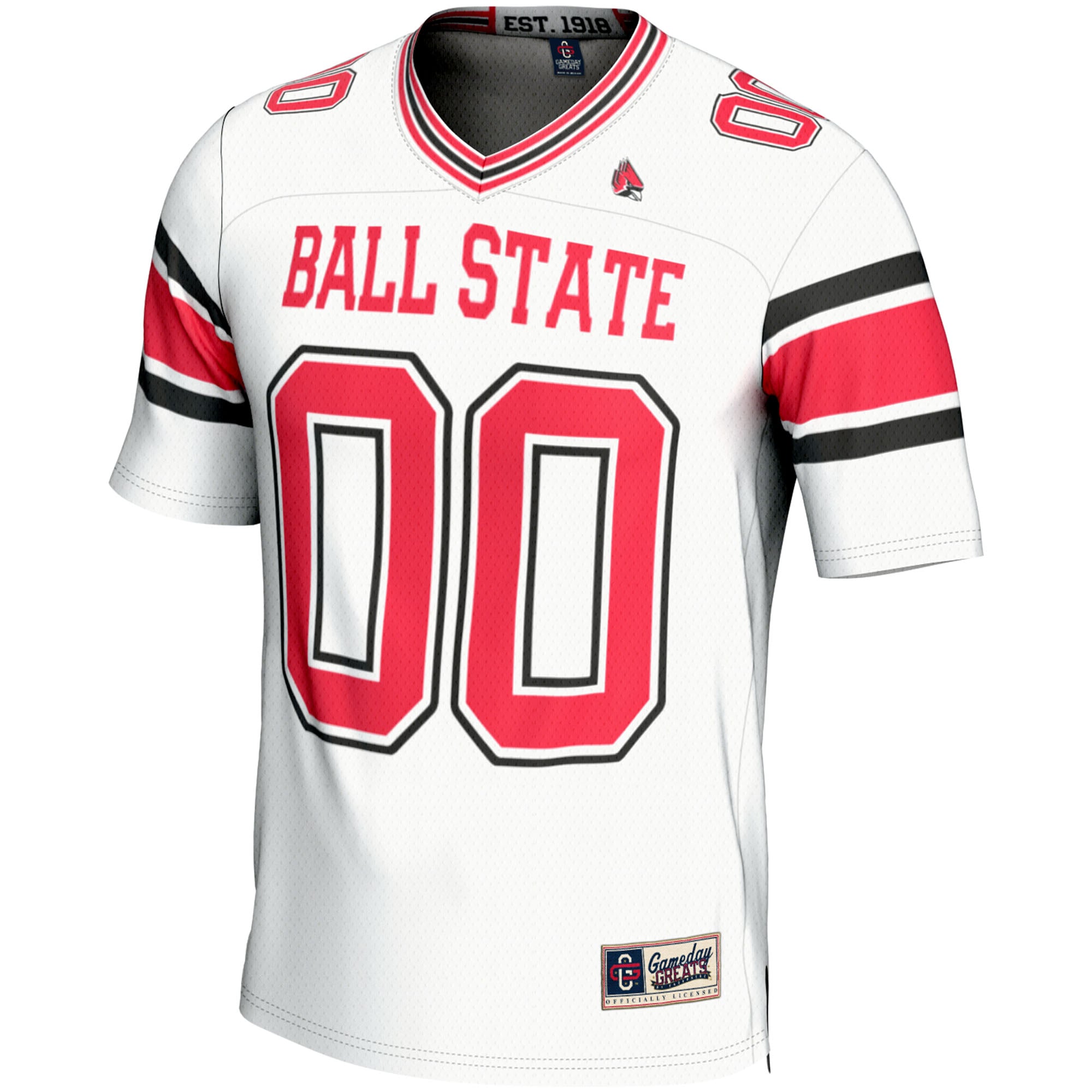 Ball State Cardinals Football Jersey White - front view