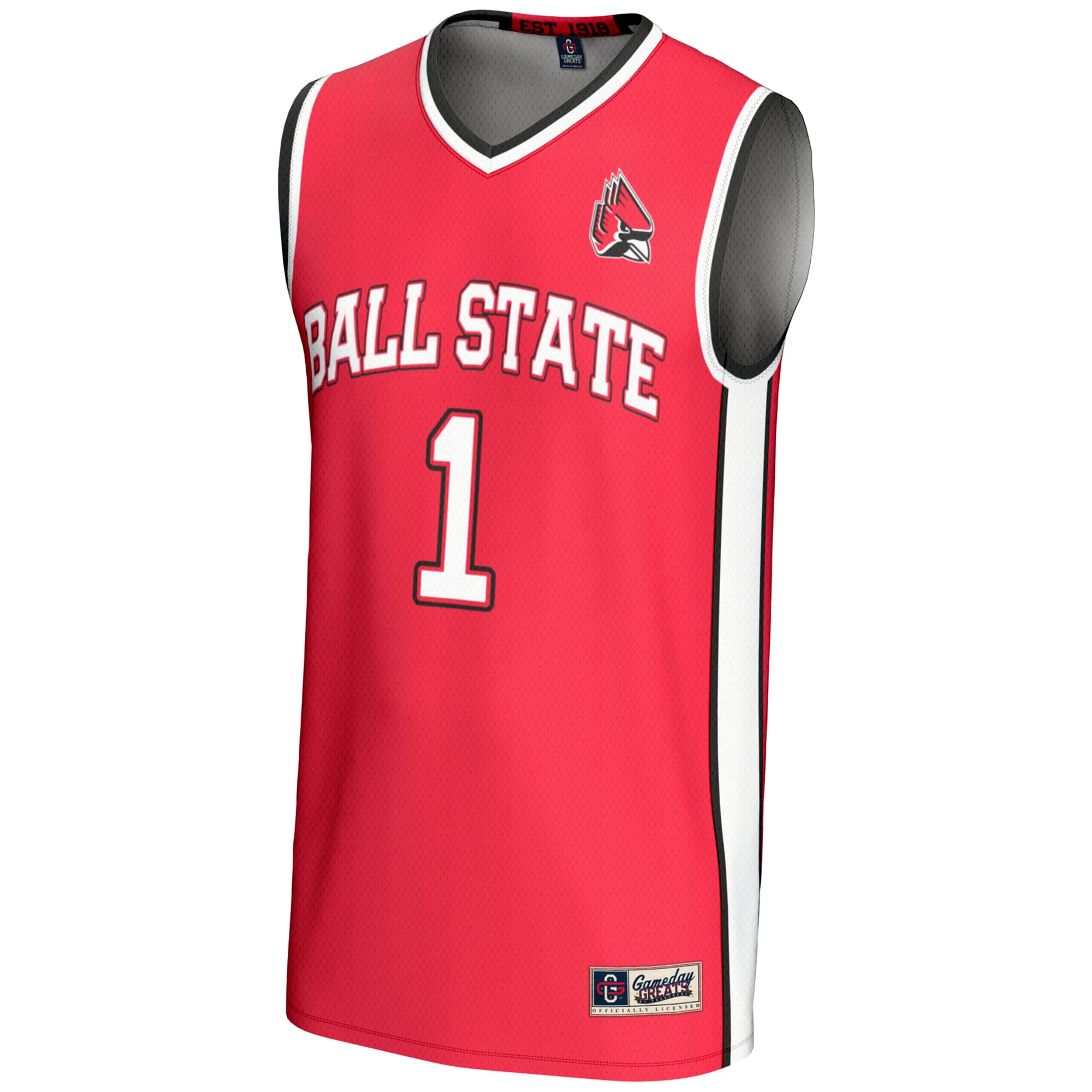 #70 Ball State Cardinals Youth Lightweight Basketball Jersey Cardinal - front view