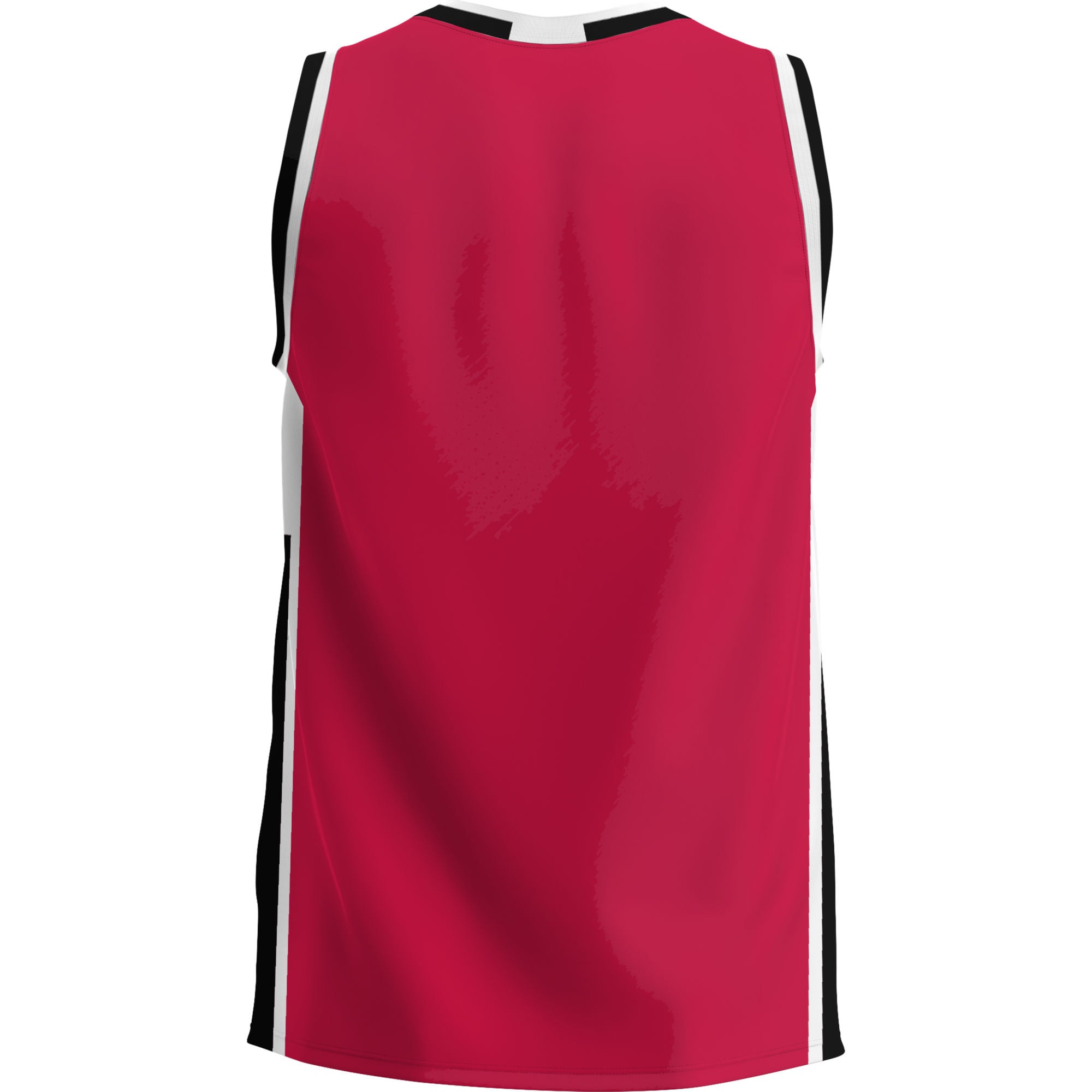 East Stroudsburg Warriors Lightweight Basketball Jersey Red - back view