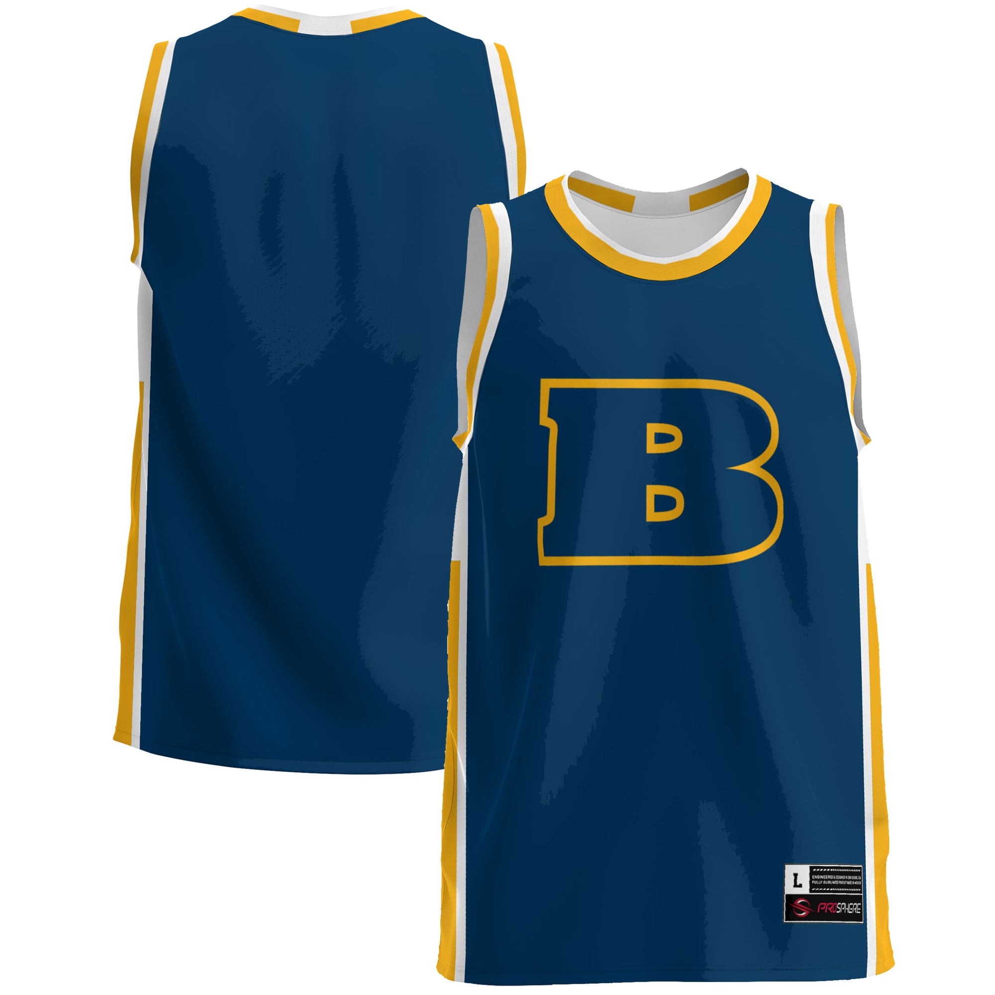 Beloit College Buccaneers Lightweight Basketball Jersey Crimson - front and back view