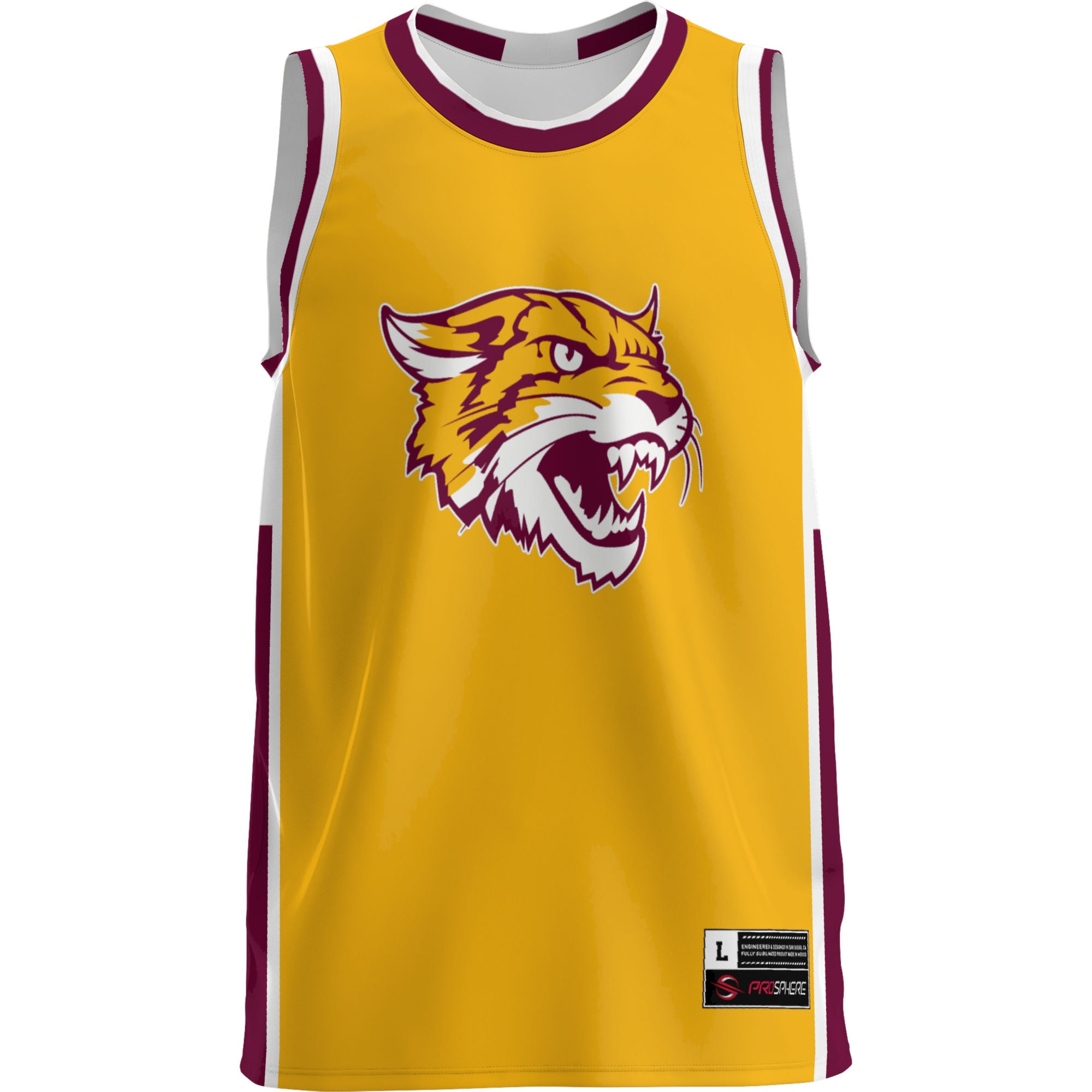 Bethune-Cookman Wildcats Lightweight Basketball Jersey Maroon - front view
