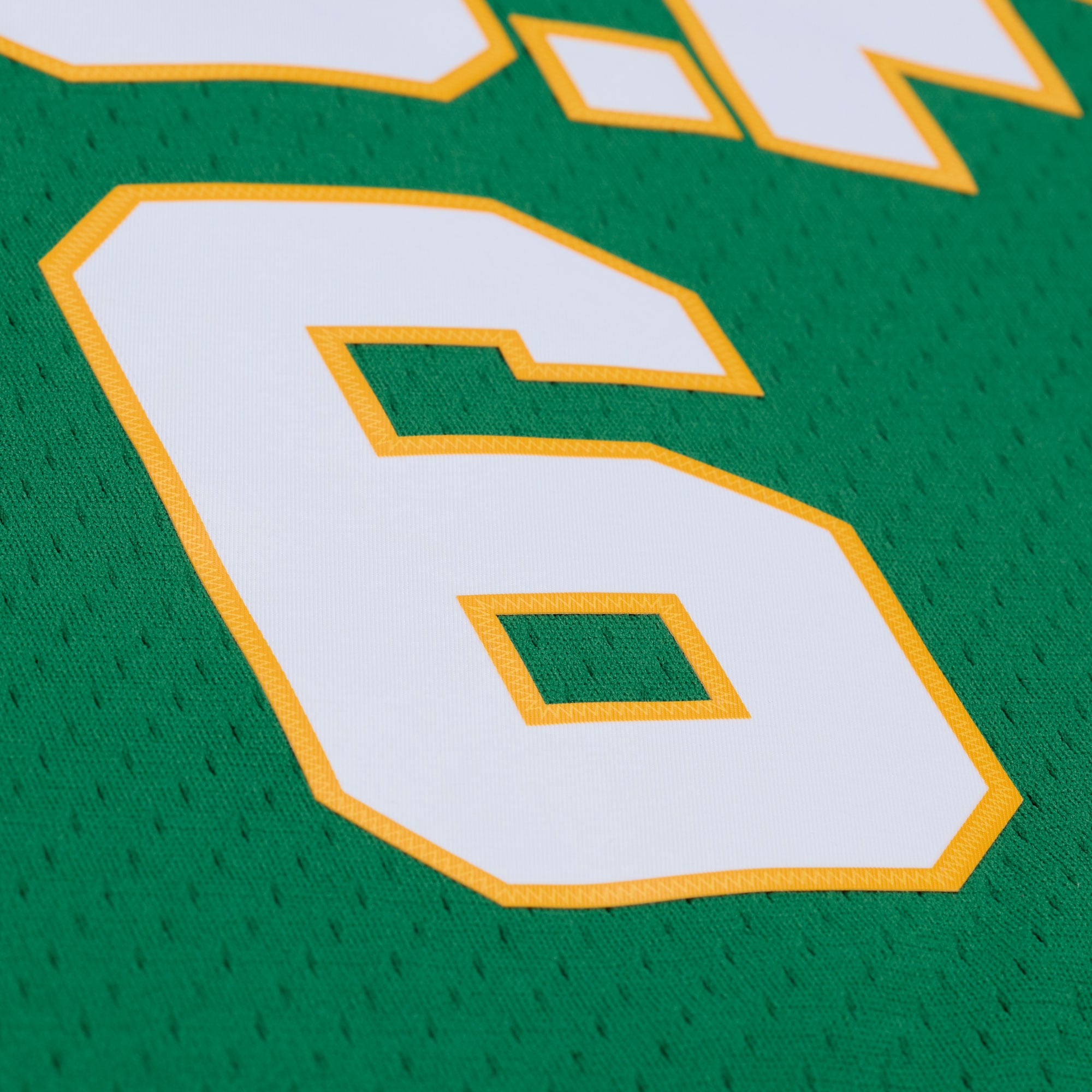 Bill Russell San Francisco Dons 1955/56 Jersey Green - back view