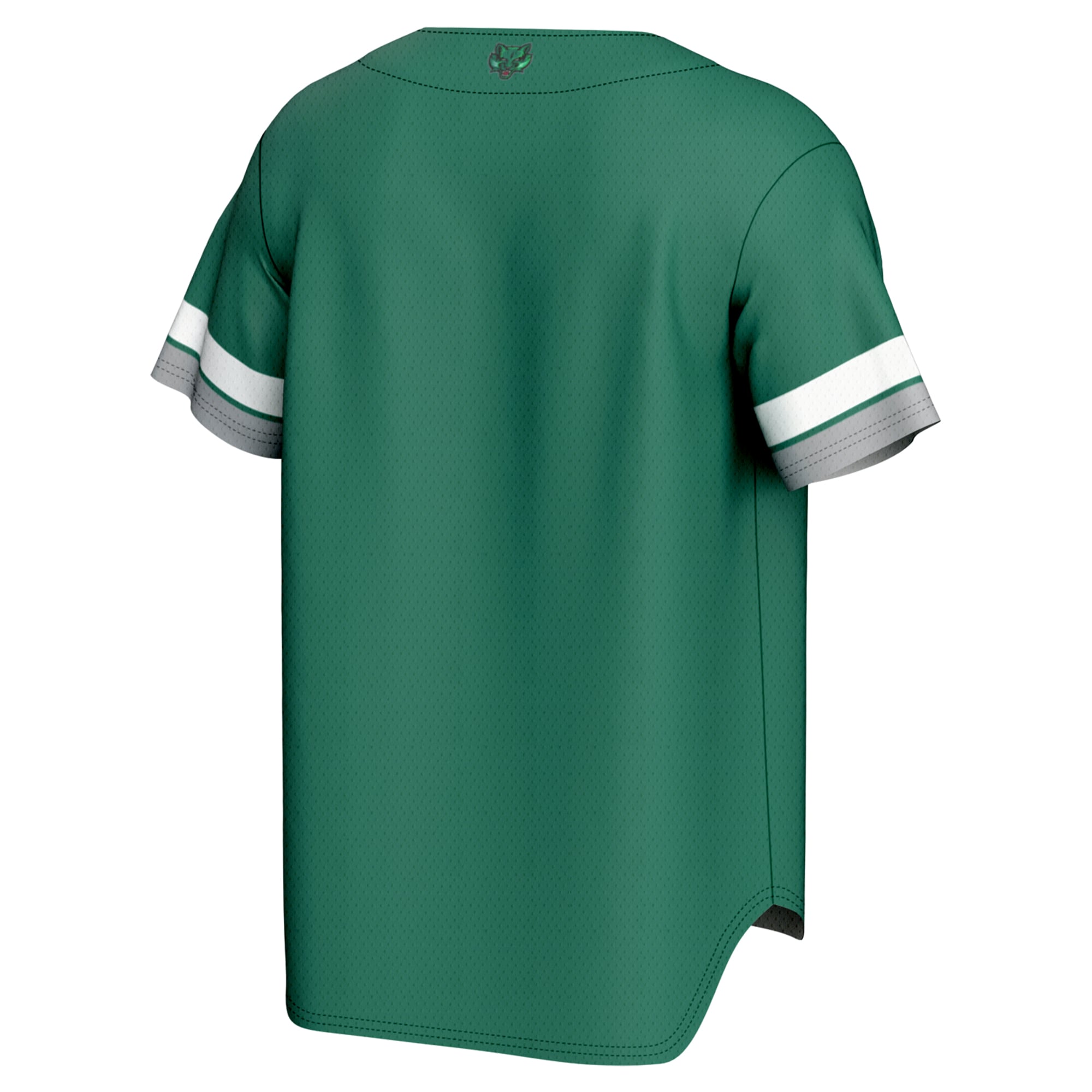 Binghamton Bearcats Spirit Baseball Jersey Green - back view