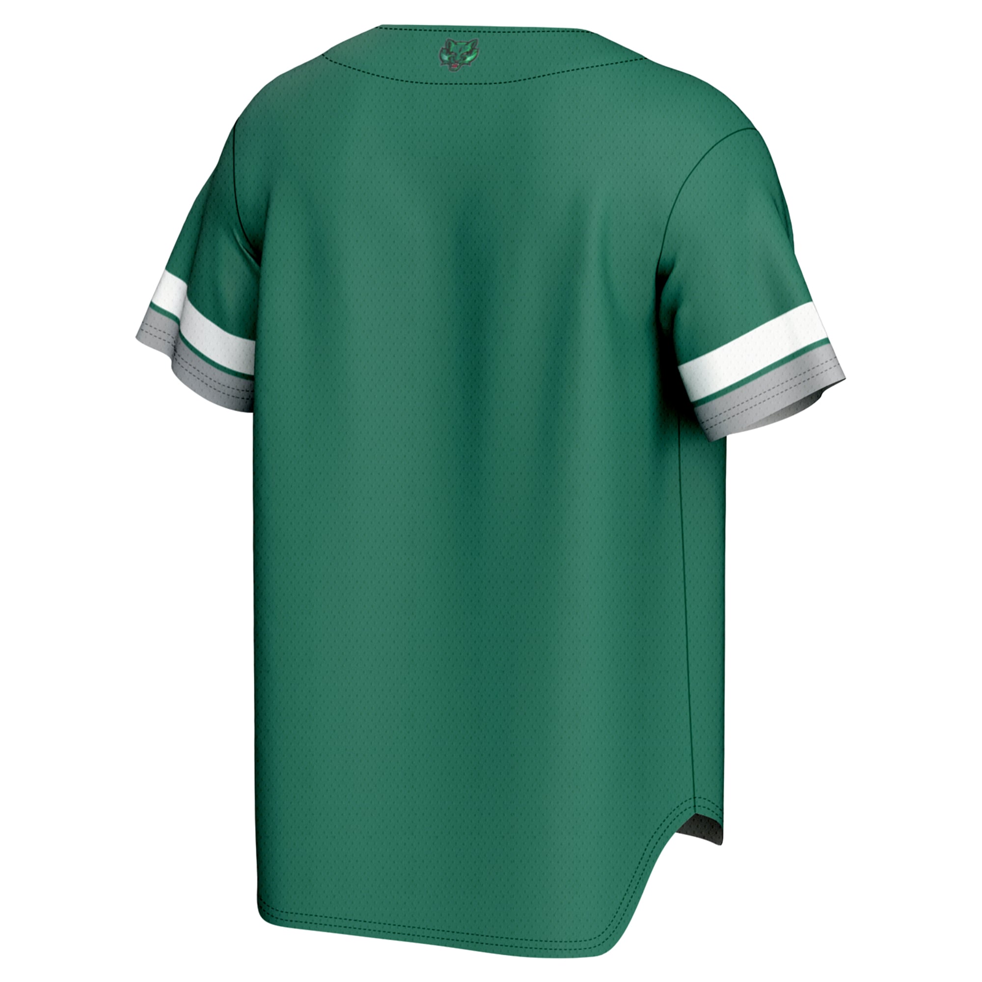 Binghamton Bearcats Youth Spirit Baseball Jersey Green - back view