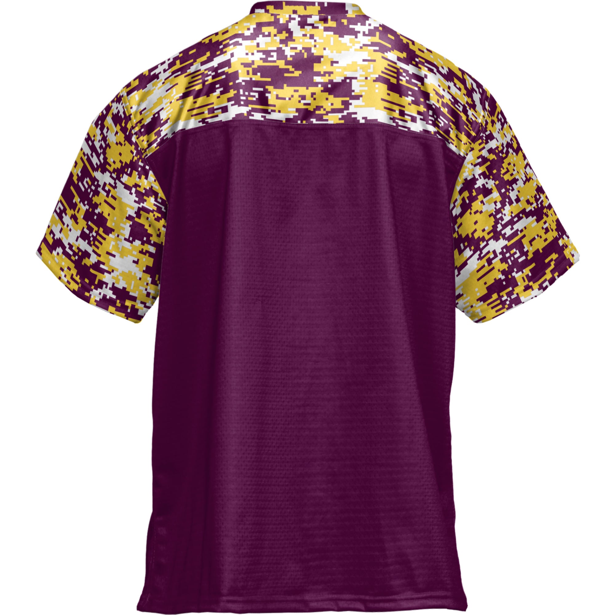Bloomsburg Huskies Football Jersey Maroon - back view