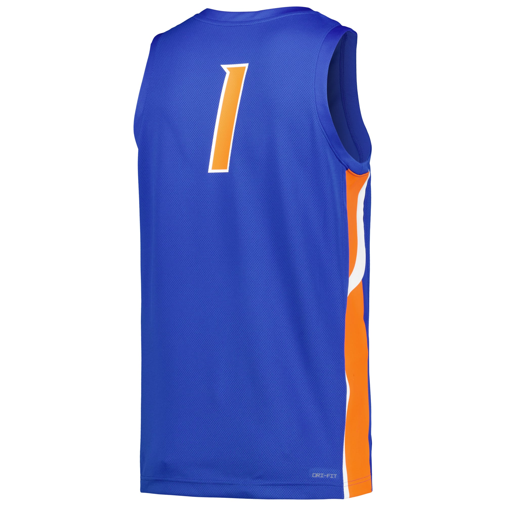 Boise State Broncos Basketball Jersey Royal - back view