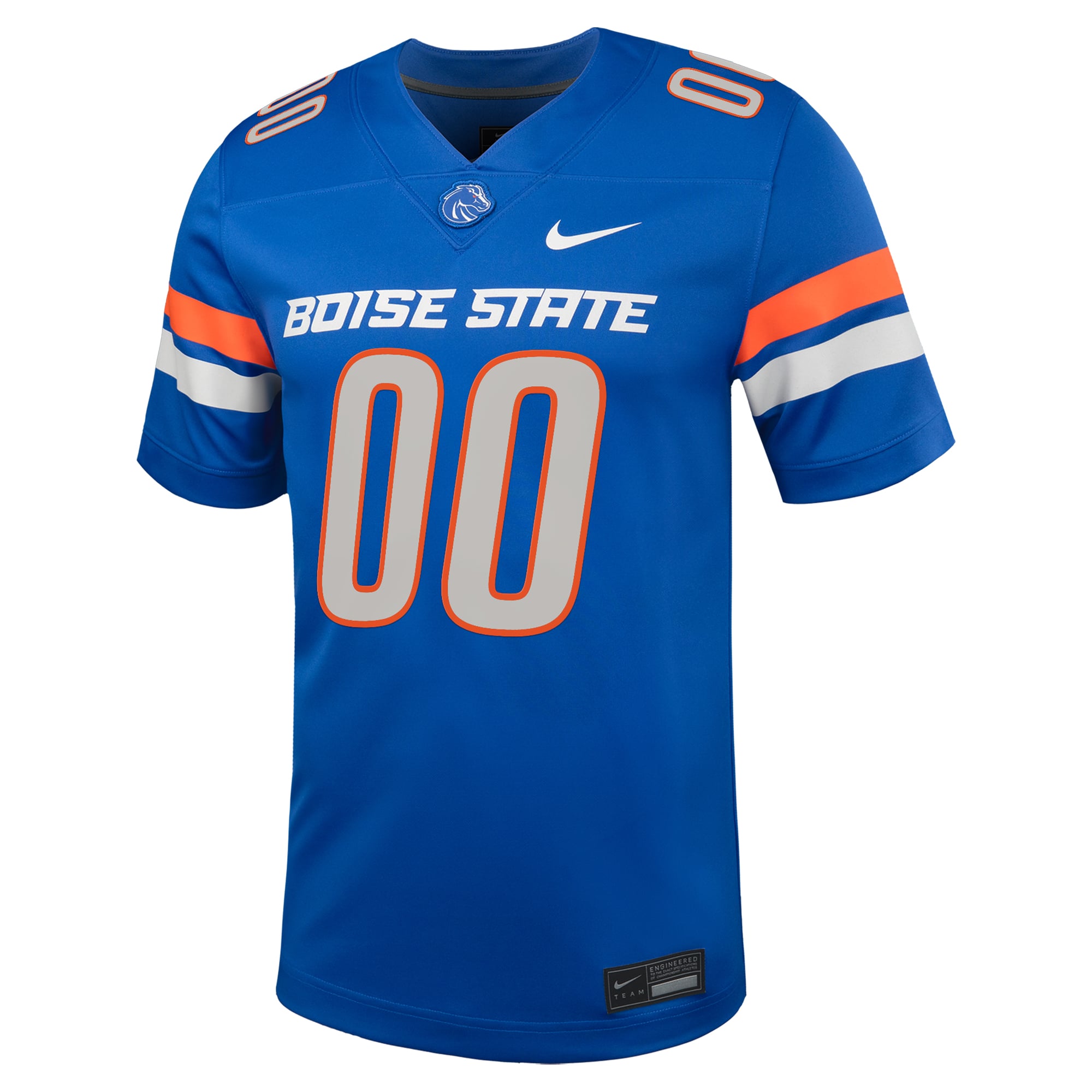 Boise State Broncos Football Jersey Royal - front view