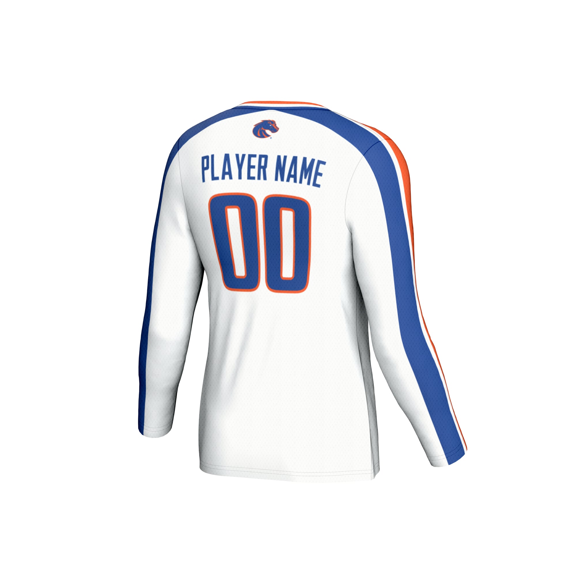 Boise State Broncos Unisex Collegiate Women's Volleyball Lightweight Fashion Jersey - back view
