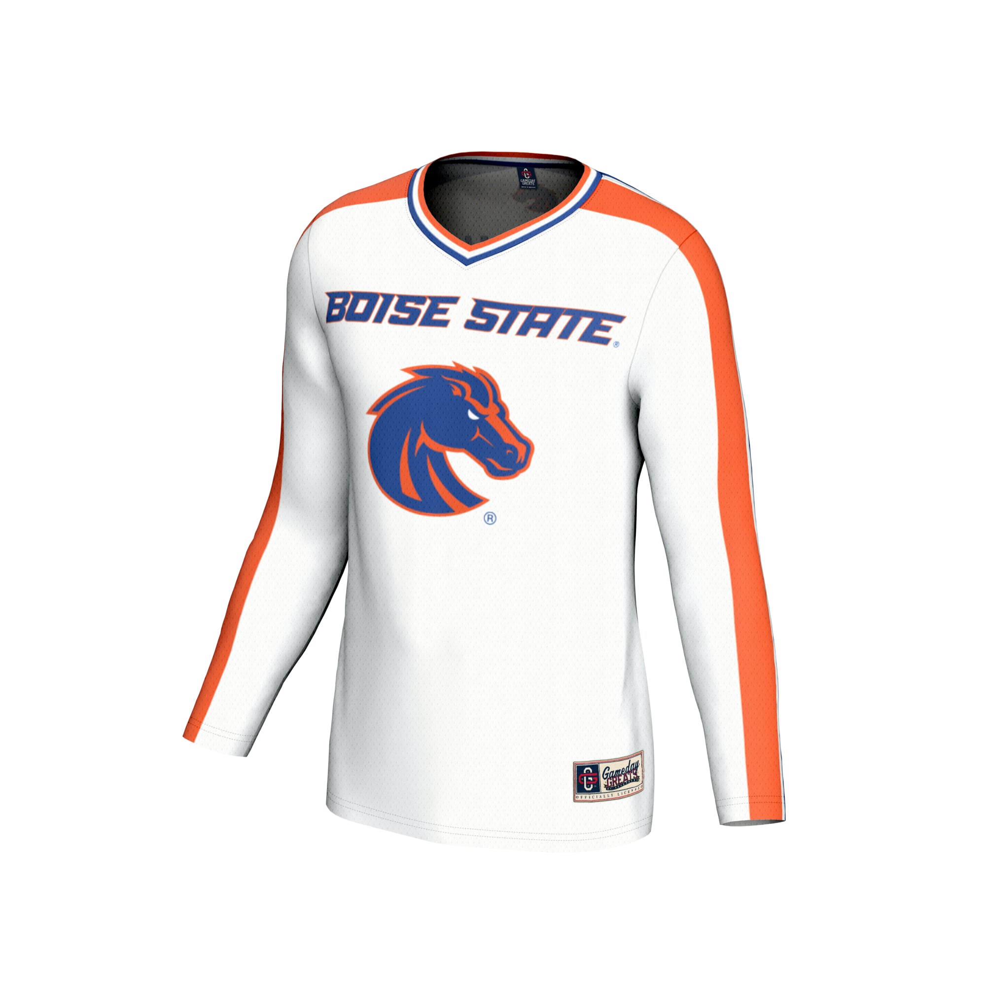 Boise State Broncos Unisex Collegiate Women's Volleyball Lightweight Fashion Jersey - front view