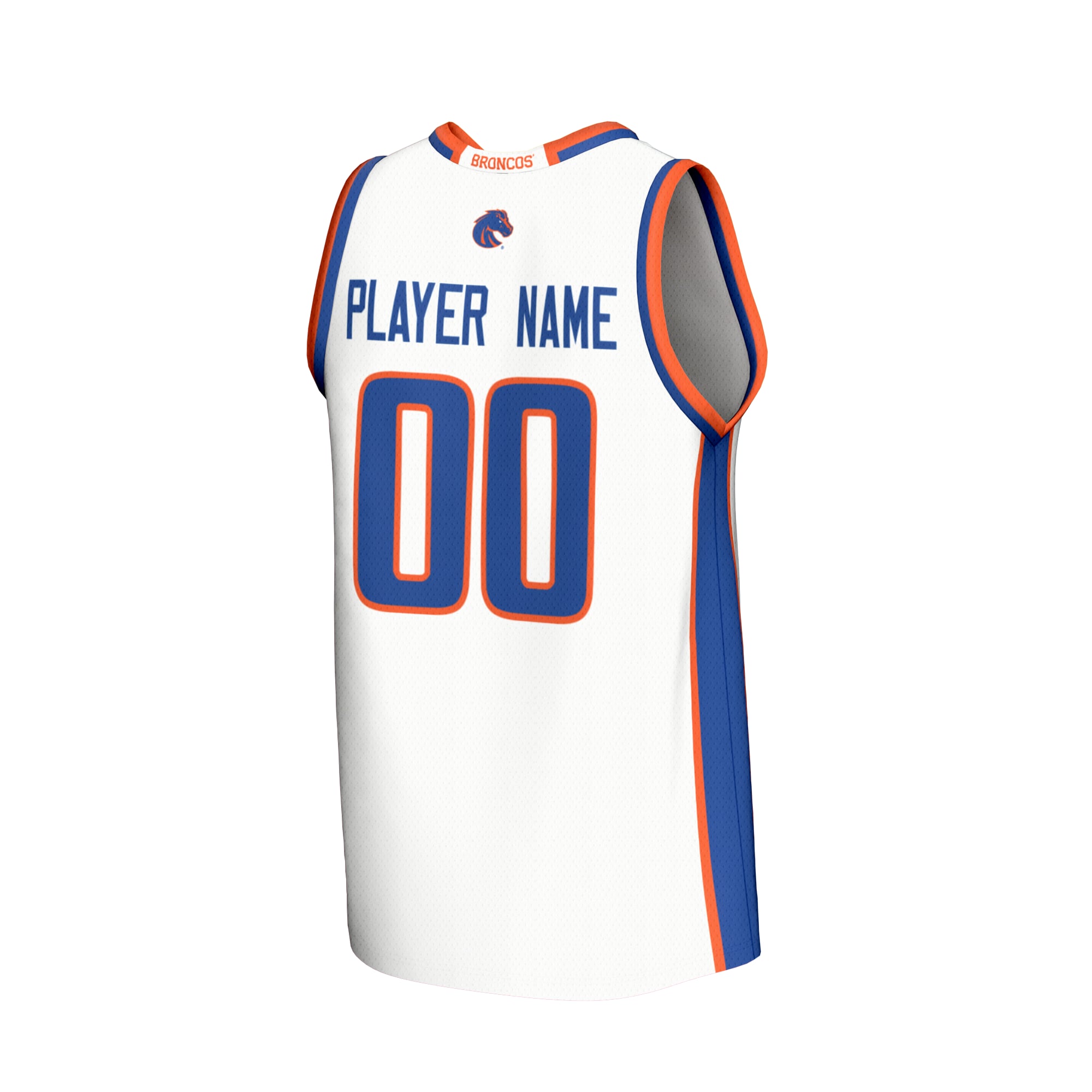 Boise State Broncos Unisex Lightweight Collegiate Women's Basketball Fashion Jersey - back view