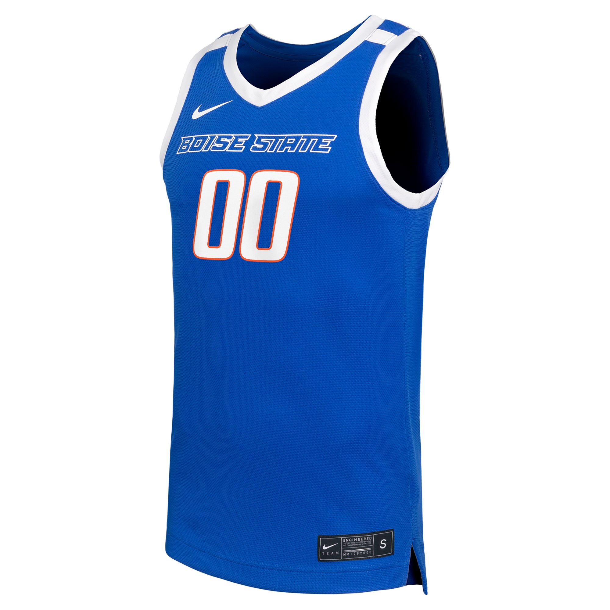 Boise State Broncos Unisex Men's Basketball Jersey Royal - front view