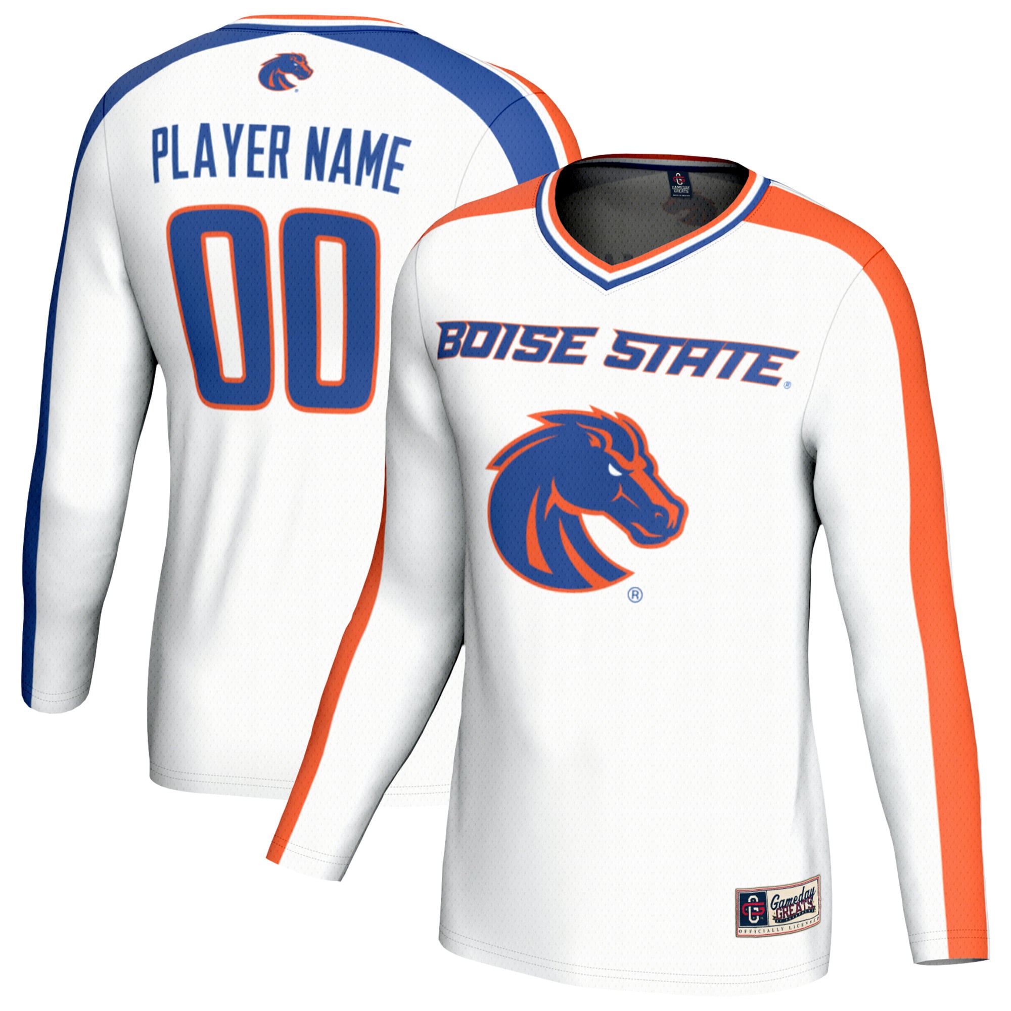 Boise State Broncos Youth Collegiate Women's Volleyball Lightweight Fashion - front and back view
