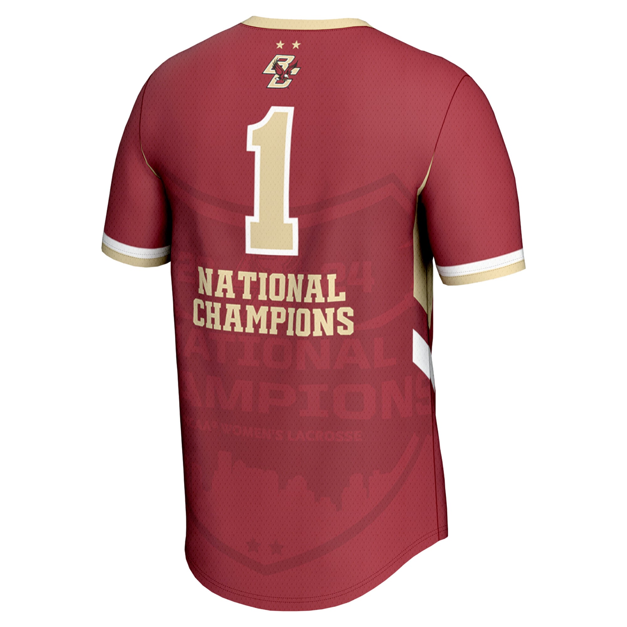 Boston College Eagles Youth 2024 NCAA Women's Lacrosse National Champions Lightweight - back view