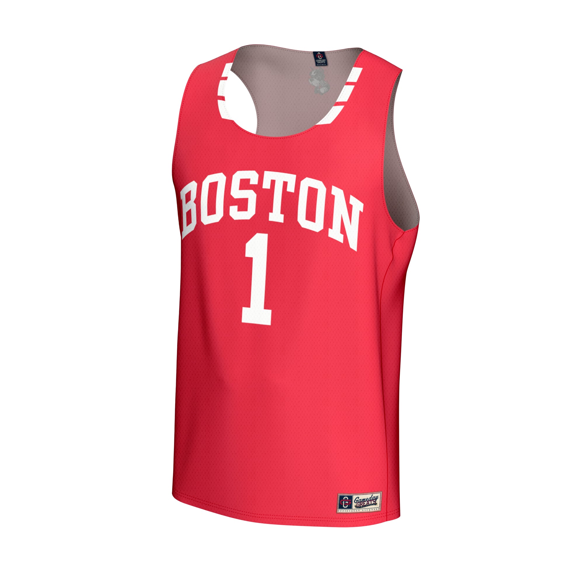 Boston University Youth Lightweight Collegiate Field Hockey Fashion Jersey Scarlet - front view