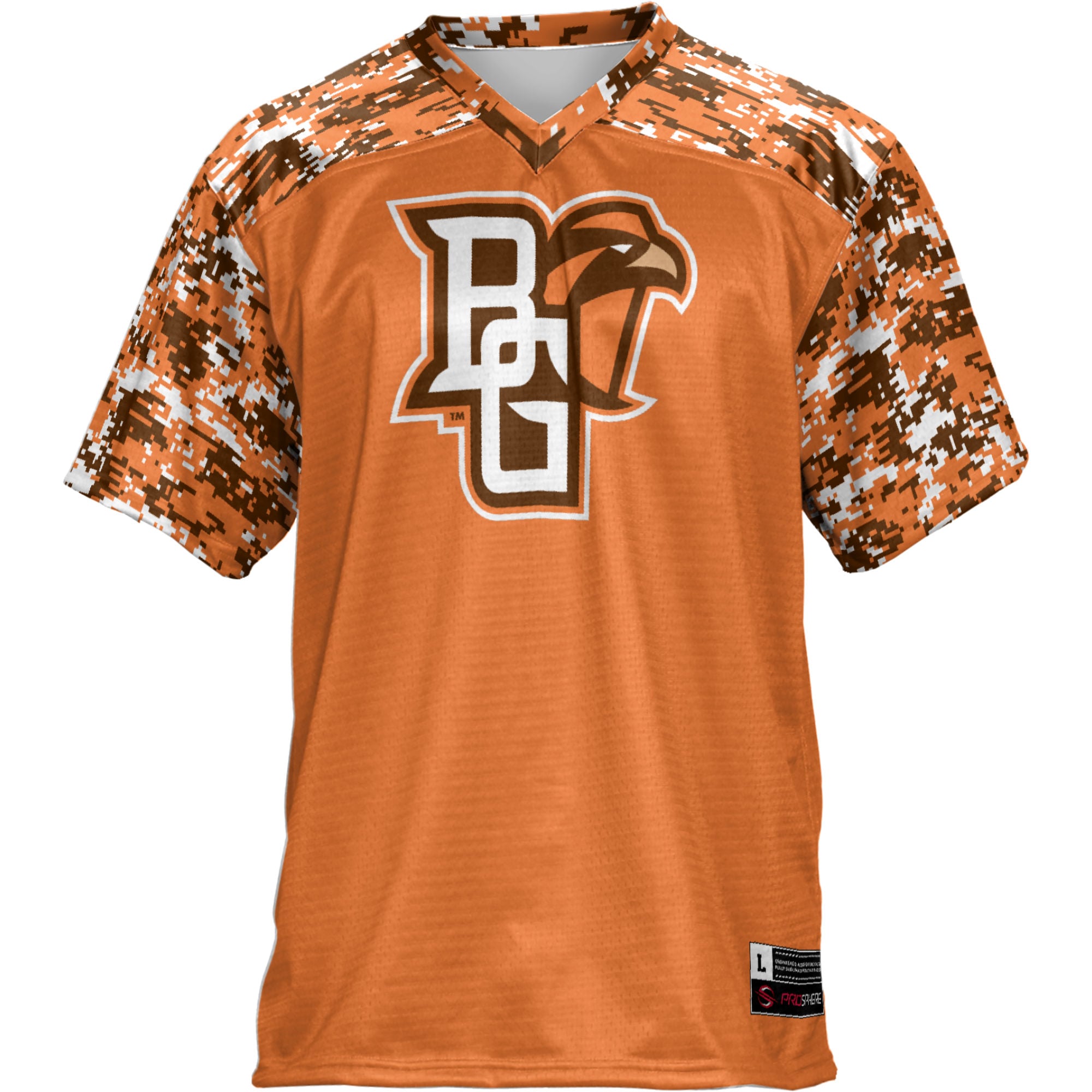 Bowling Green St. Falcons Football Jersey Orange - front view