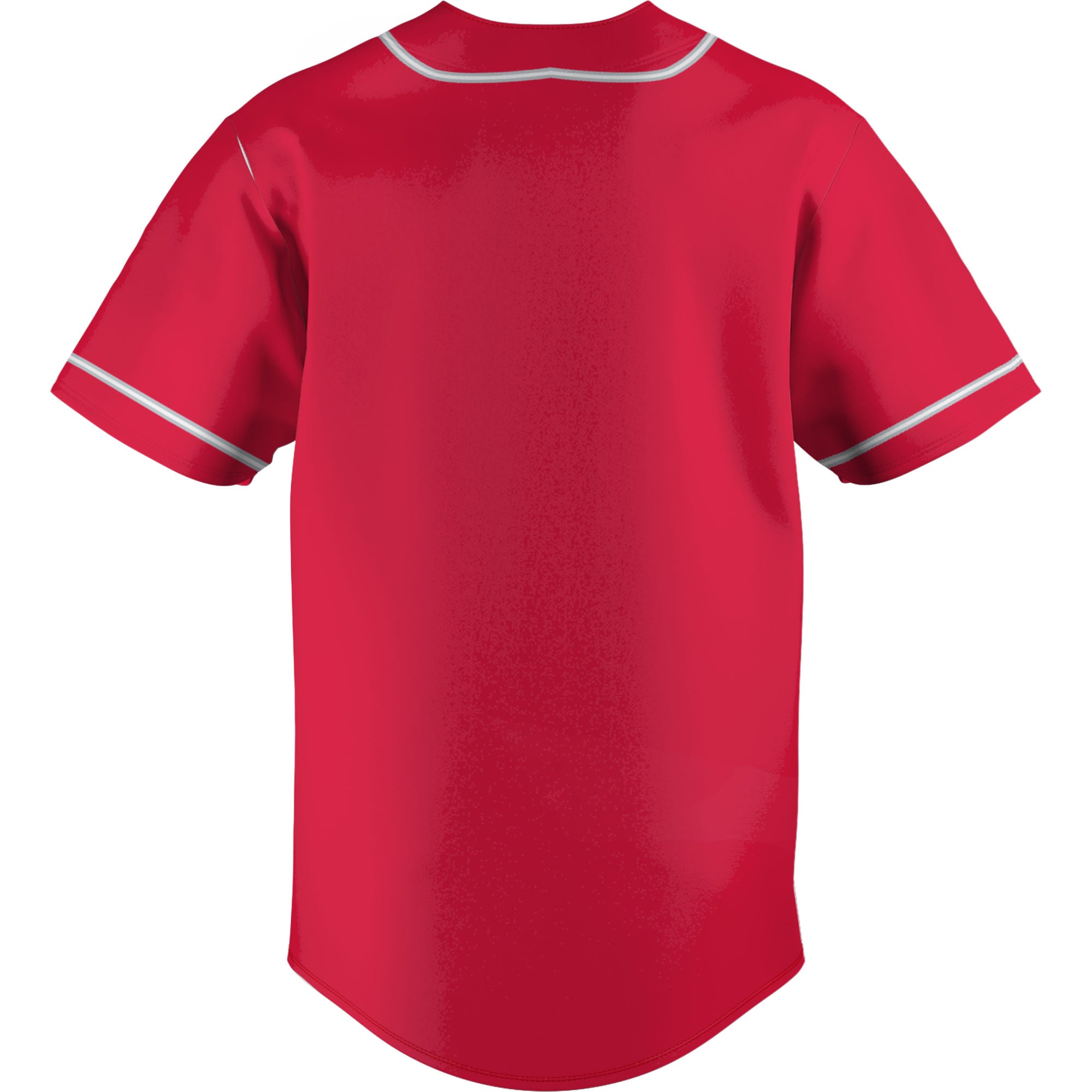 Bradley Braves Lightweight Baseball Jersey Red - back view