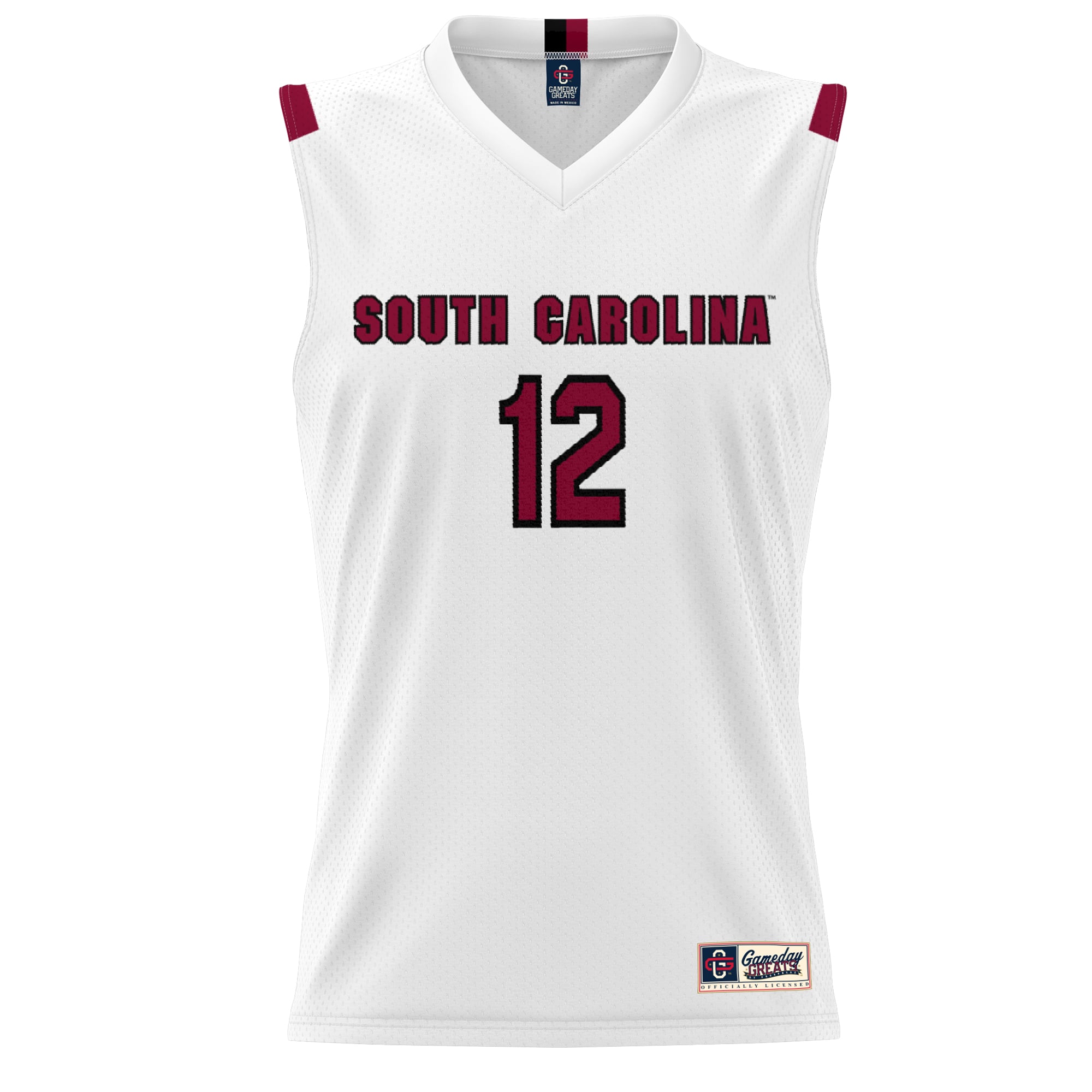 Brea Beal South Carolina Gamecocks Youth Lightweight Basketball Alumni Jersey White - front view