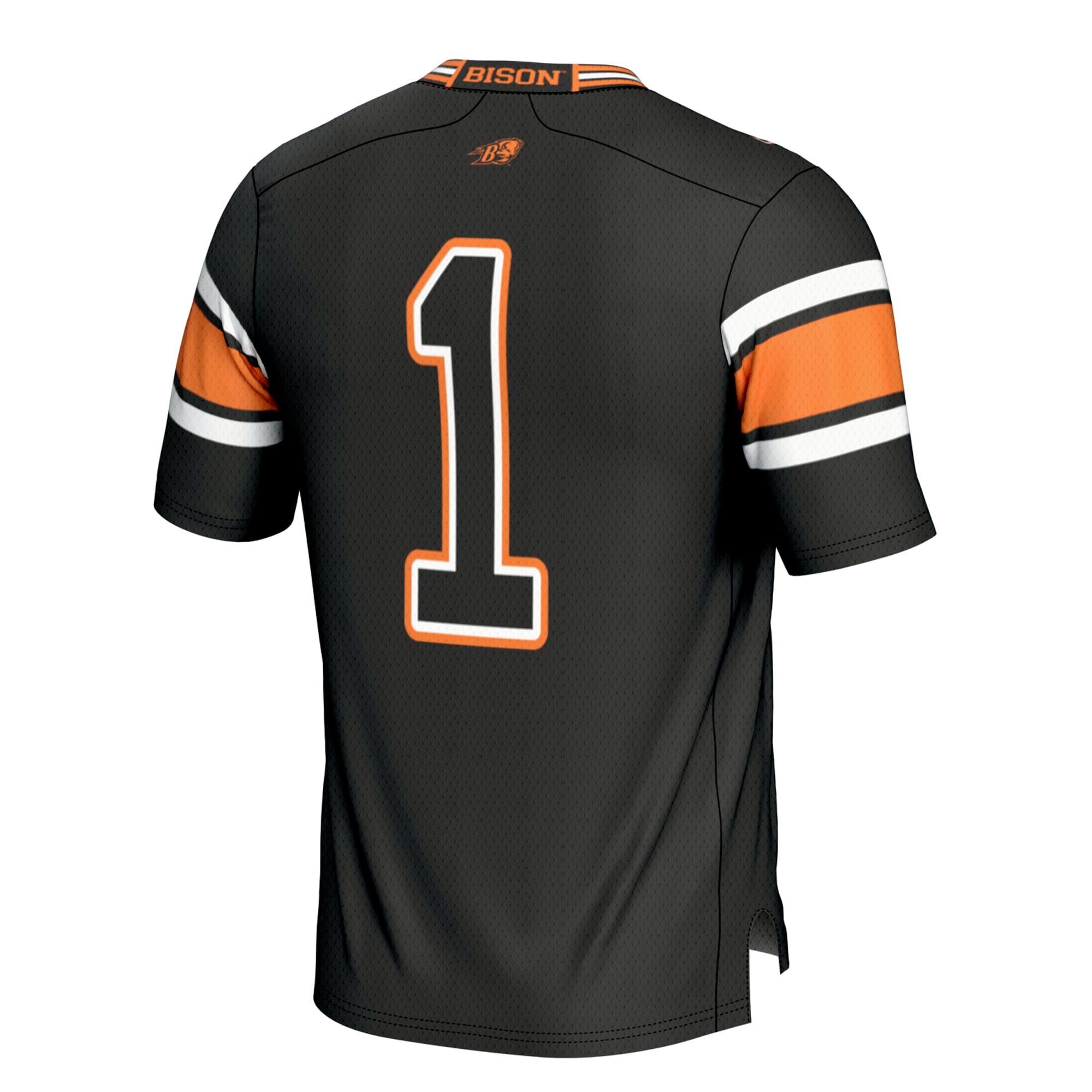 #1 Bucknell Bison Football Jersey Black - back view