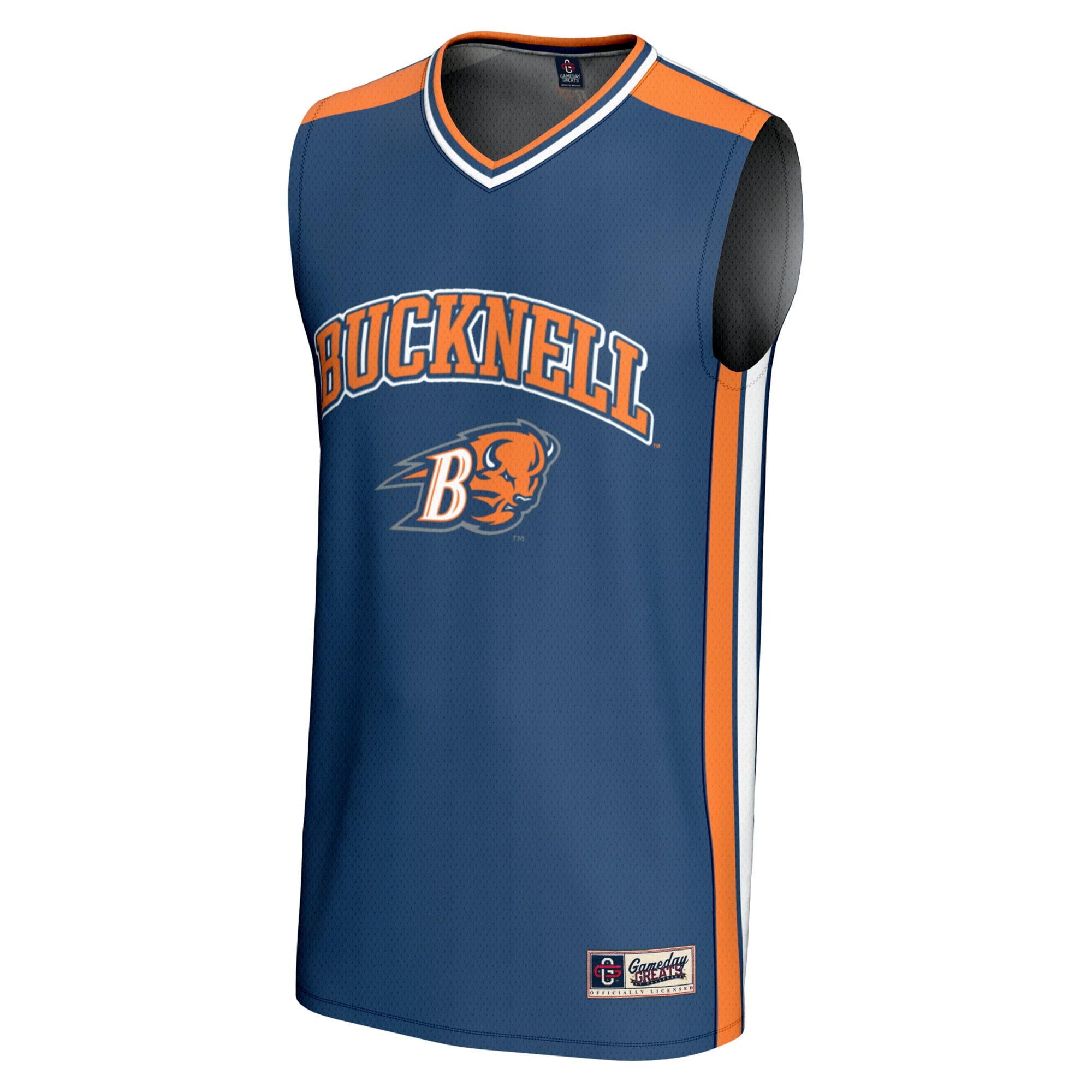 Bucknell Bison Spirit Basketball Jersey Blue - front view