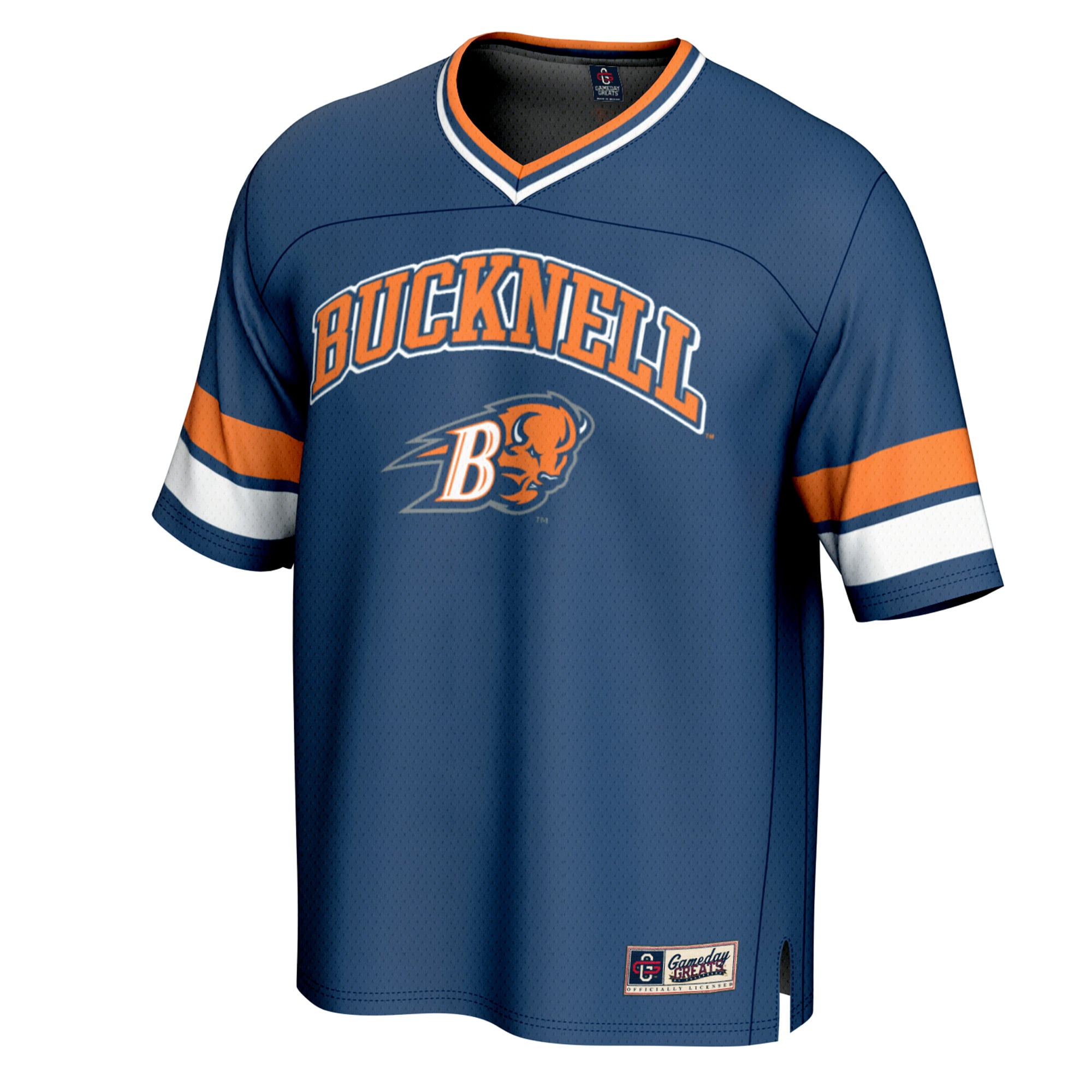 Bucknell Bison Spirit Football Jersey Blue - front view