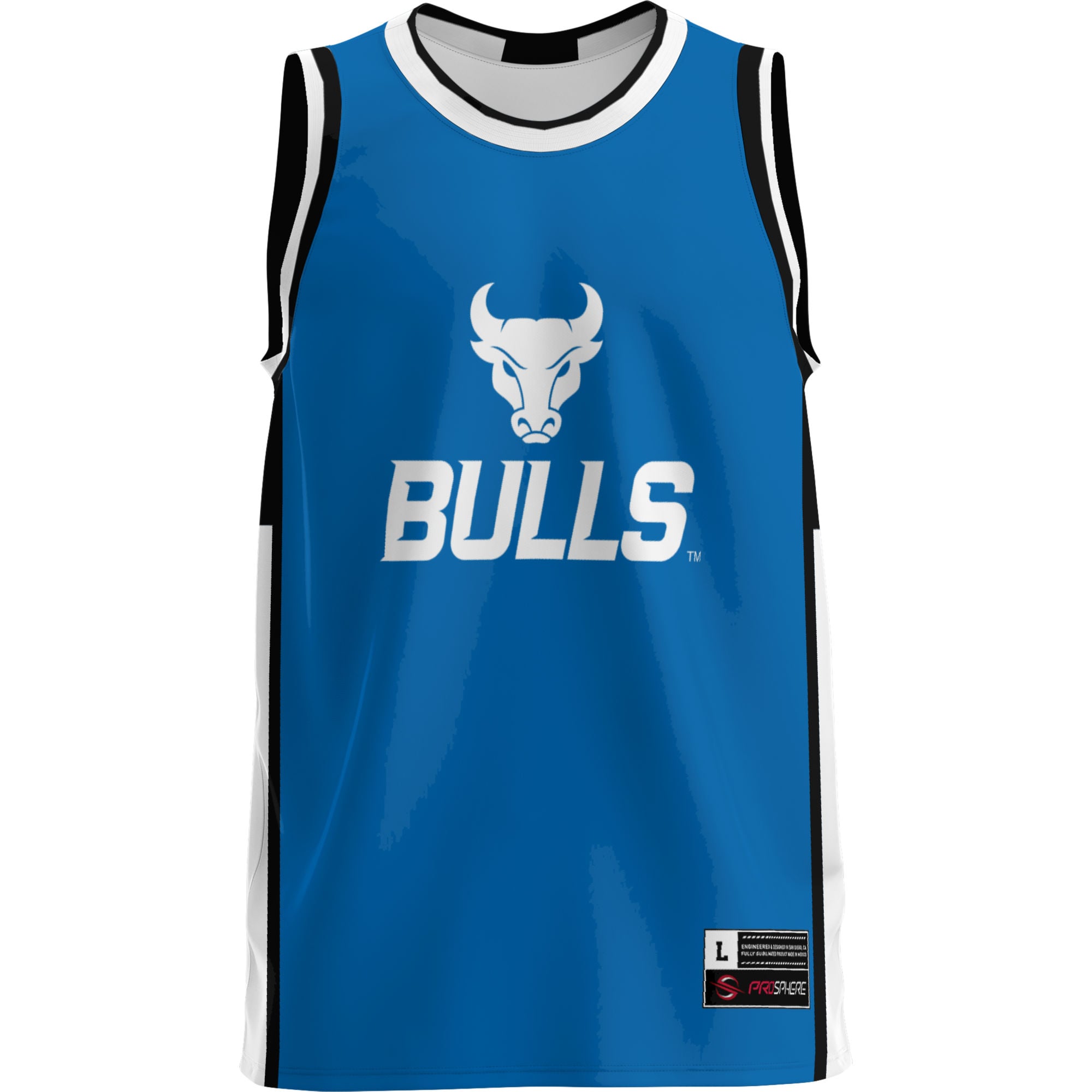 Buffalo Bulls Lightweight Basketball Jersey Blue - front view