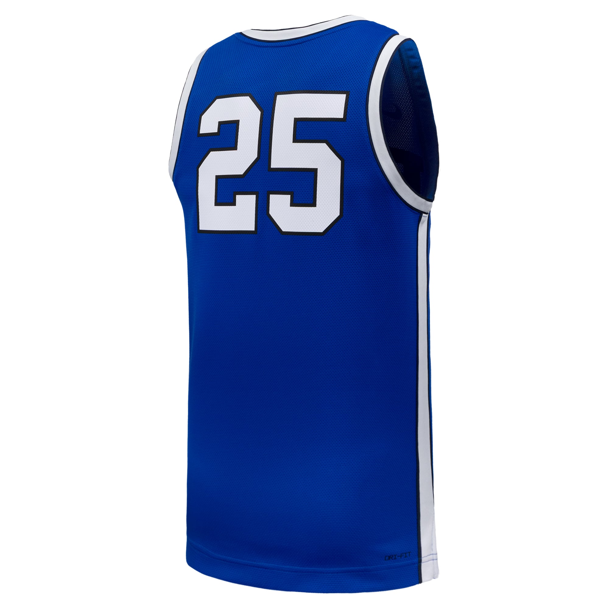 #25 BYU Cougars Basketball Jersey Royal - back view