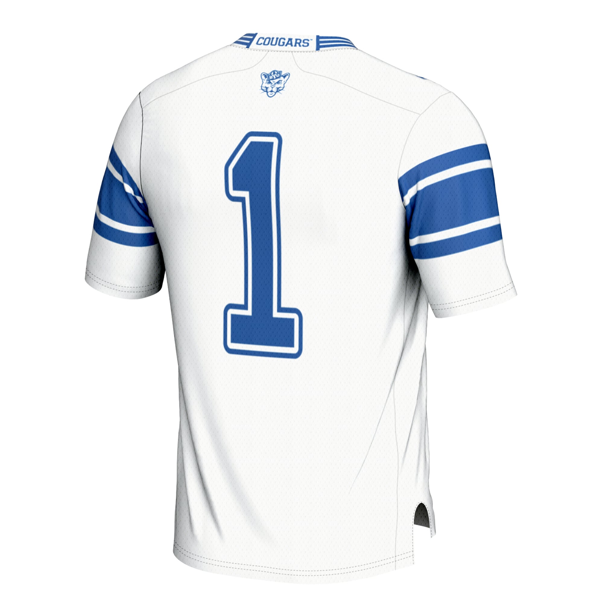 #1 BYU Cougars Football Jersey Cardinal - back view