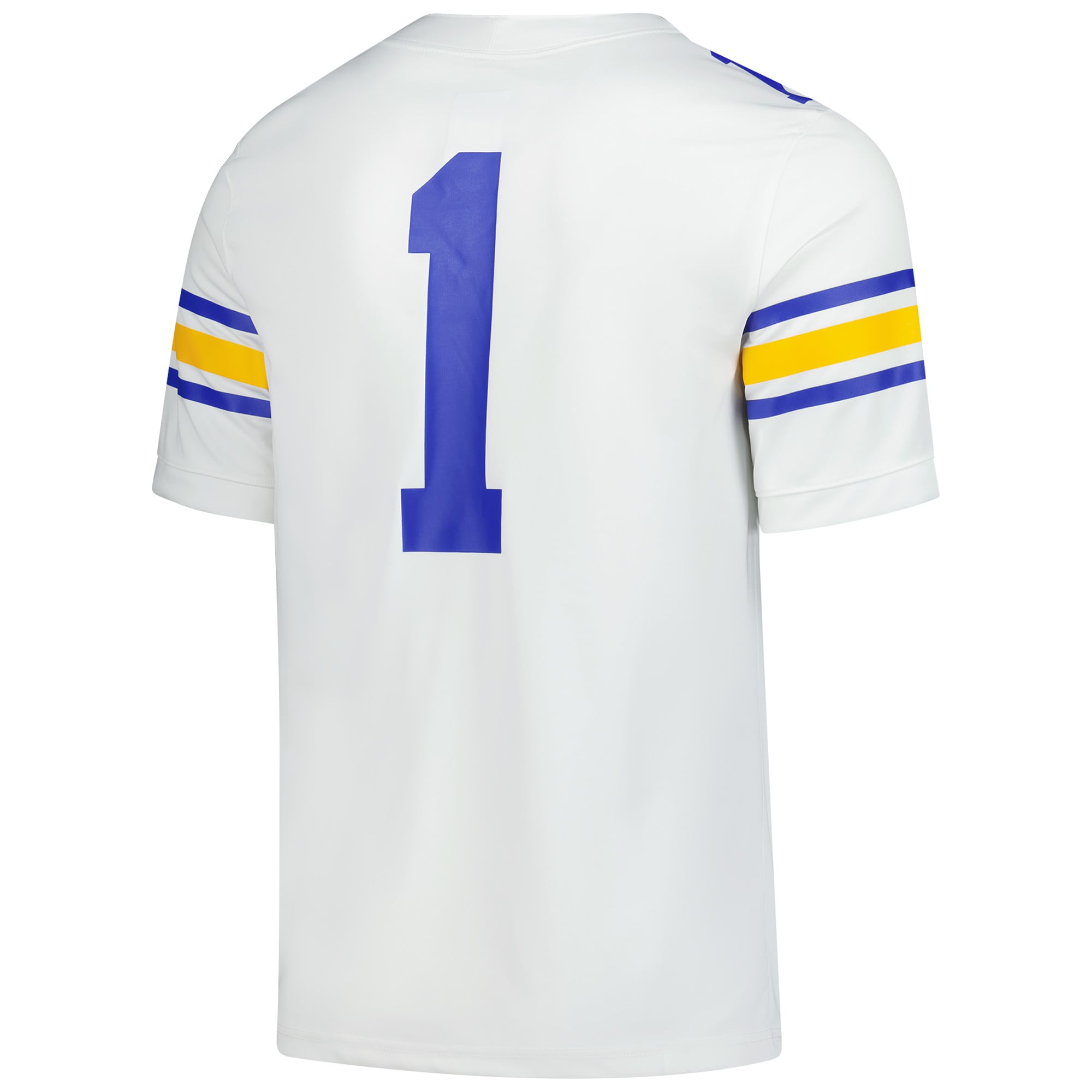 #1 Cal Bears Alternate Football Jersey White - back view