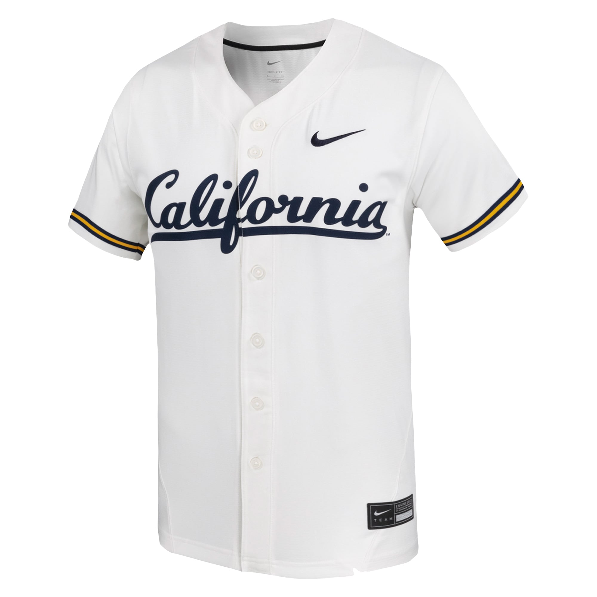 Cal Bears Baseball Jersey White - front view