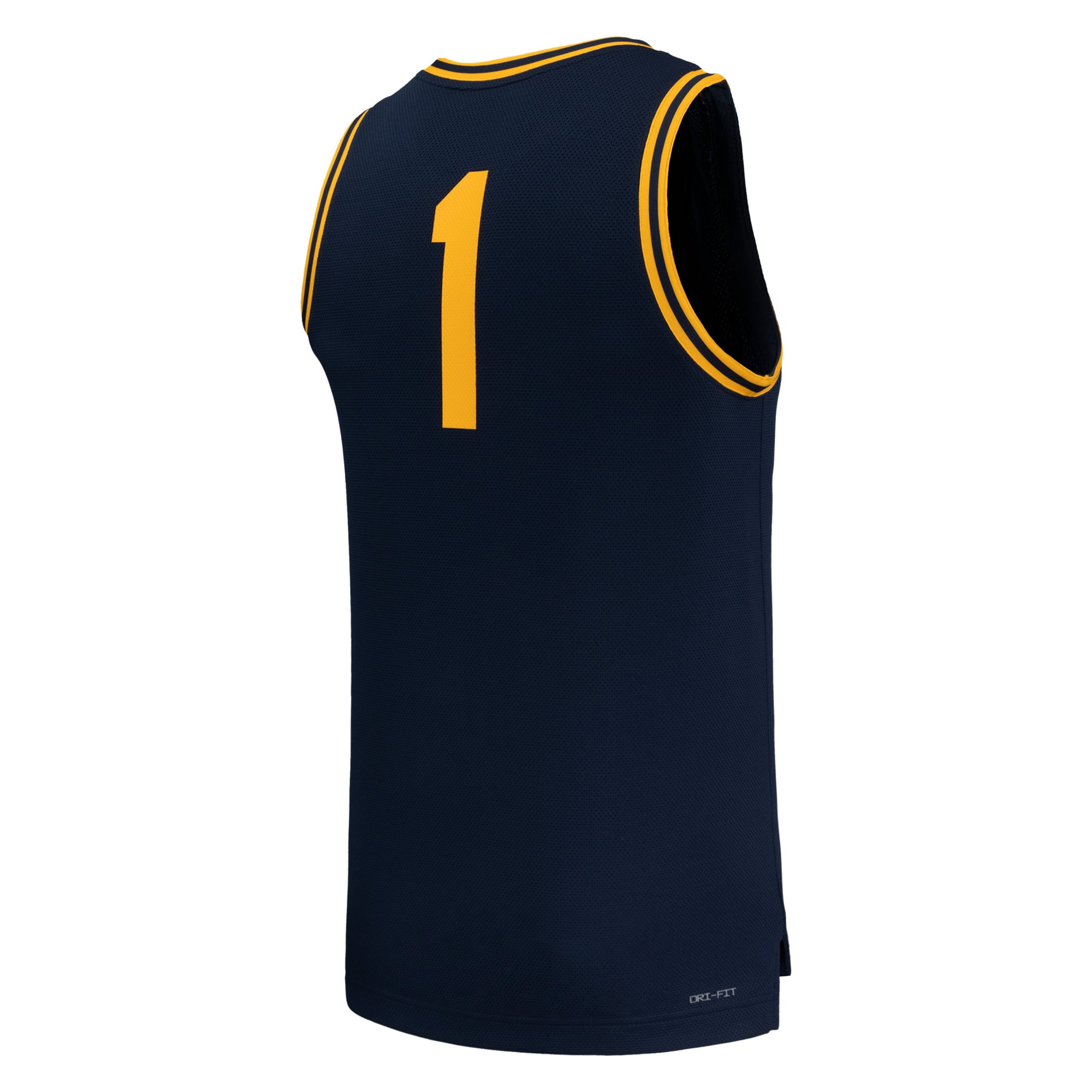 #1 Cal Bears Basketball Jersey Navy - back view