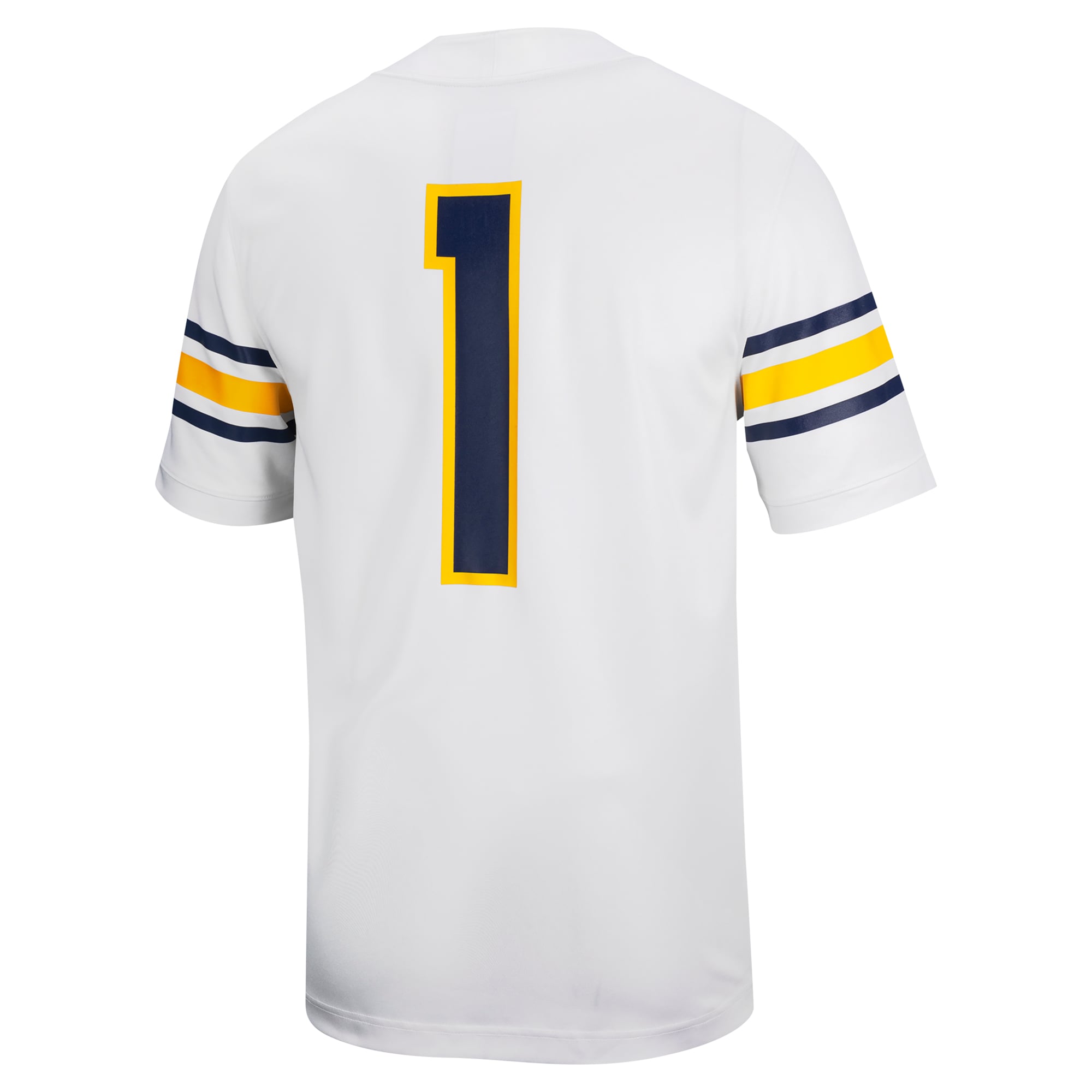 #1 Cal Bears Football Jersey White - back view