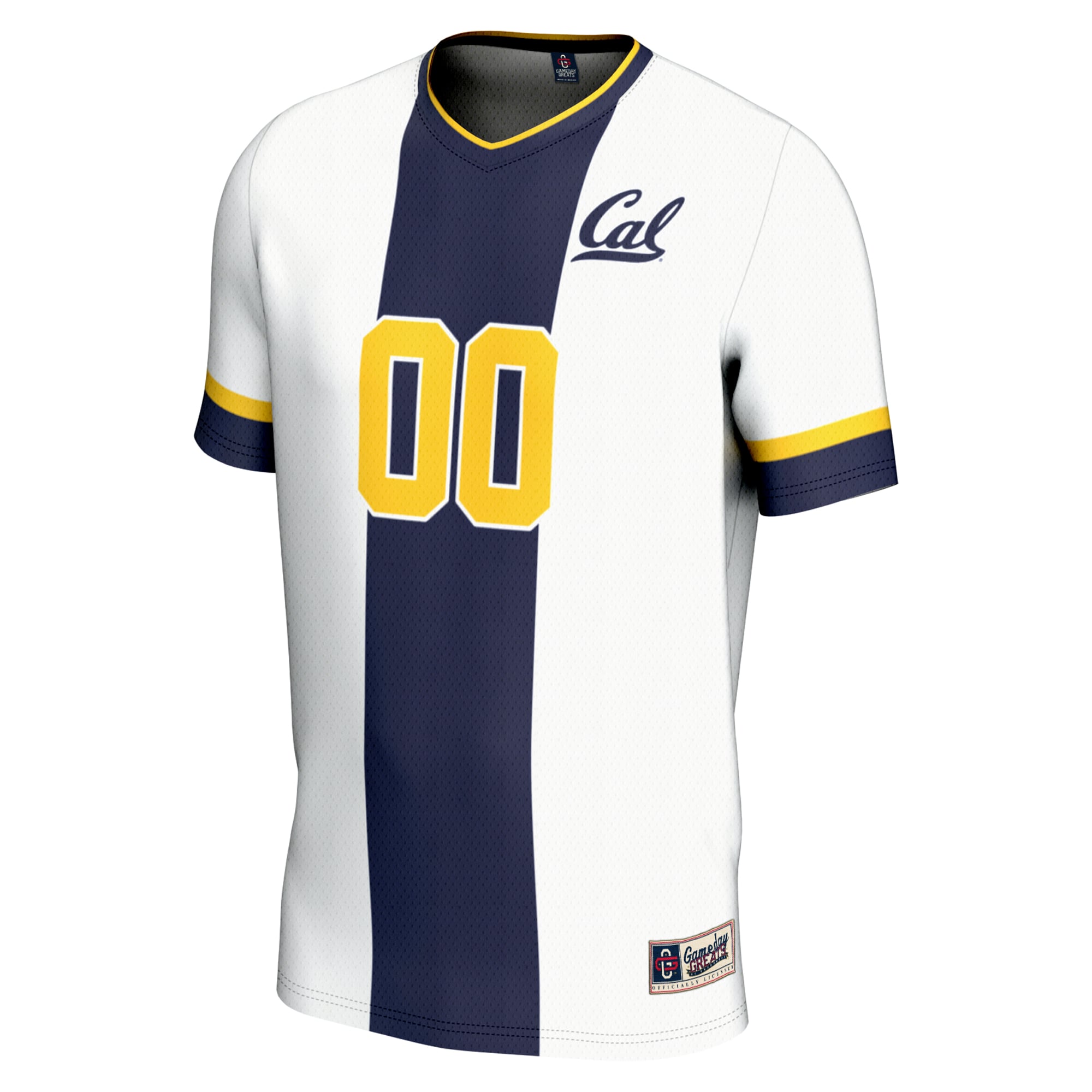 Cal Bears Lightweight Soccer Jersey White - front view