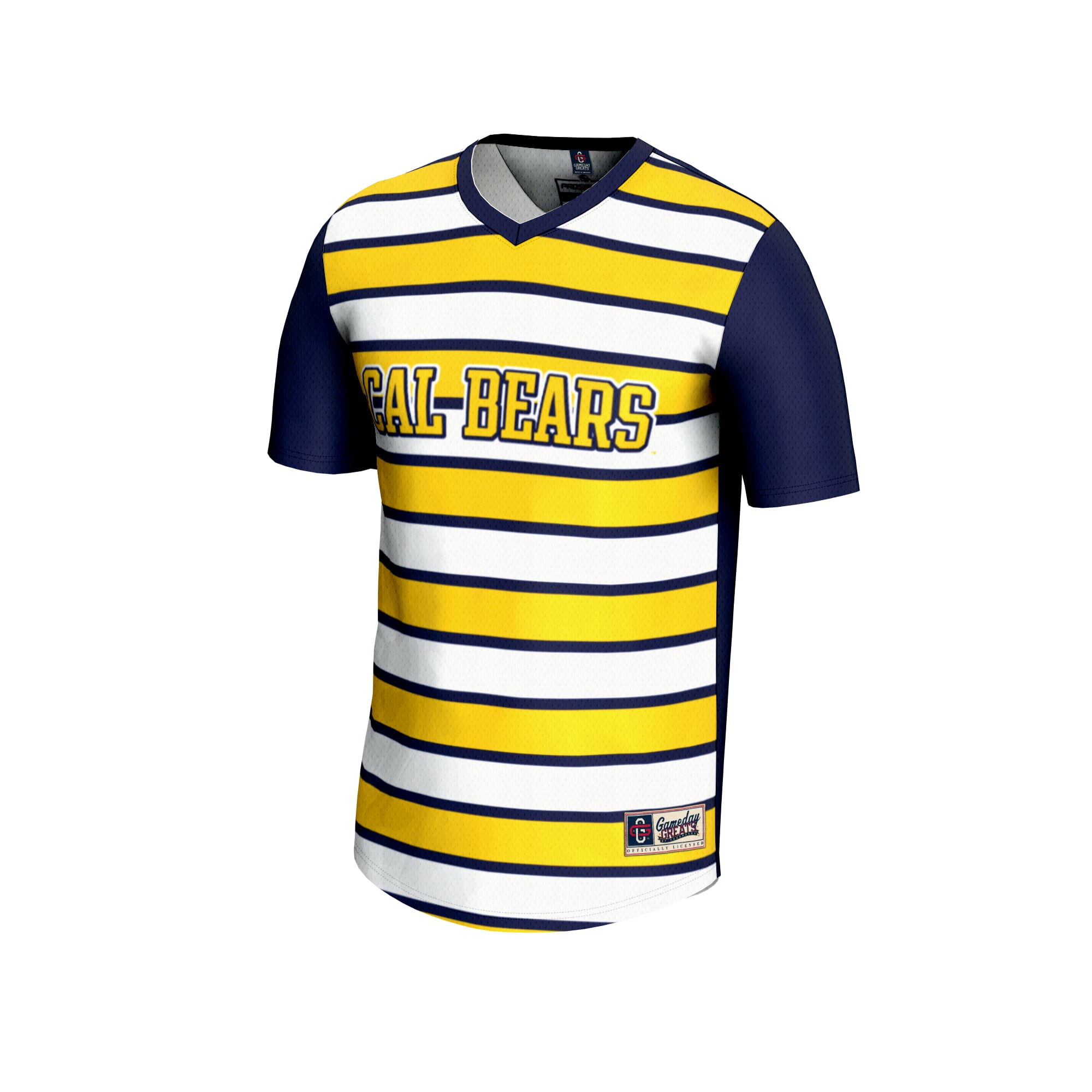 #1 Cal Bears Unisex Lightweight Soccer Fashion Jersey Navy - front view