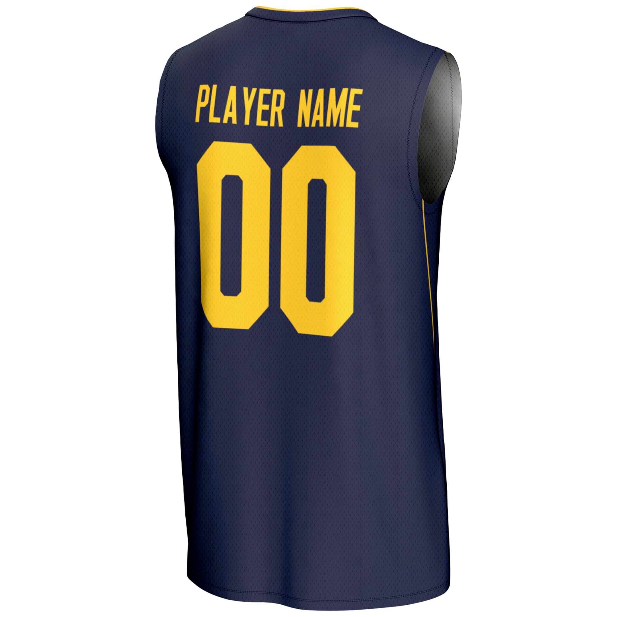 Cal Bears Unisex Lightweight Women's Basketball Jersey Blue - back view