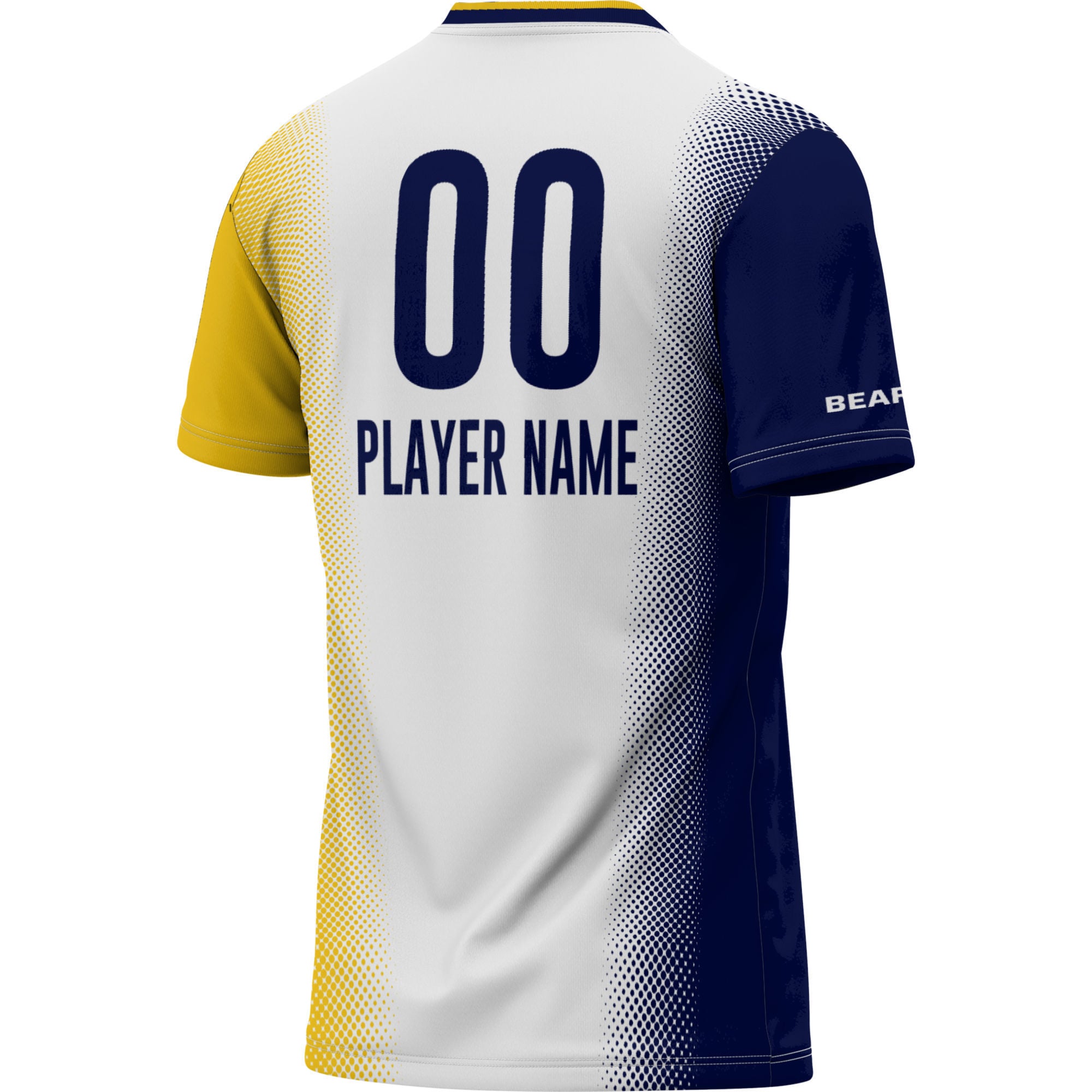 Cal Bears Youth Lightweight Women's Soccer Jersey White - back view