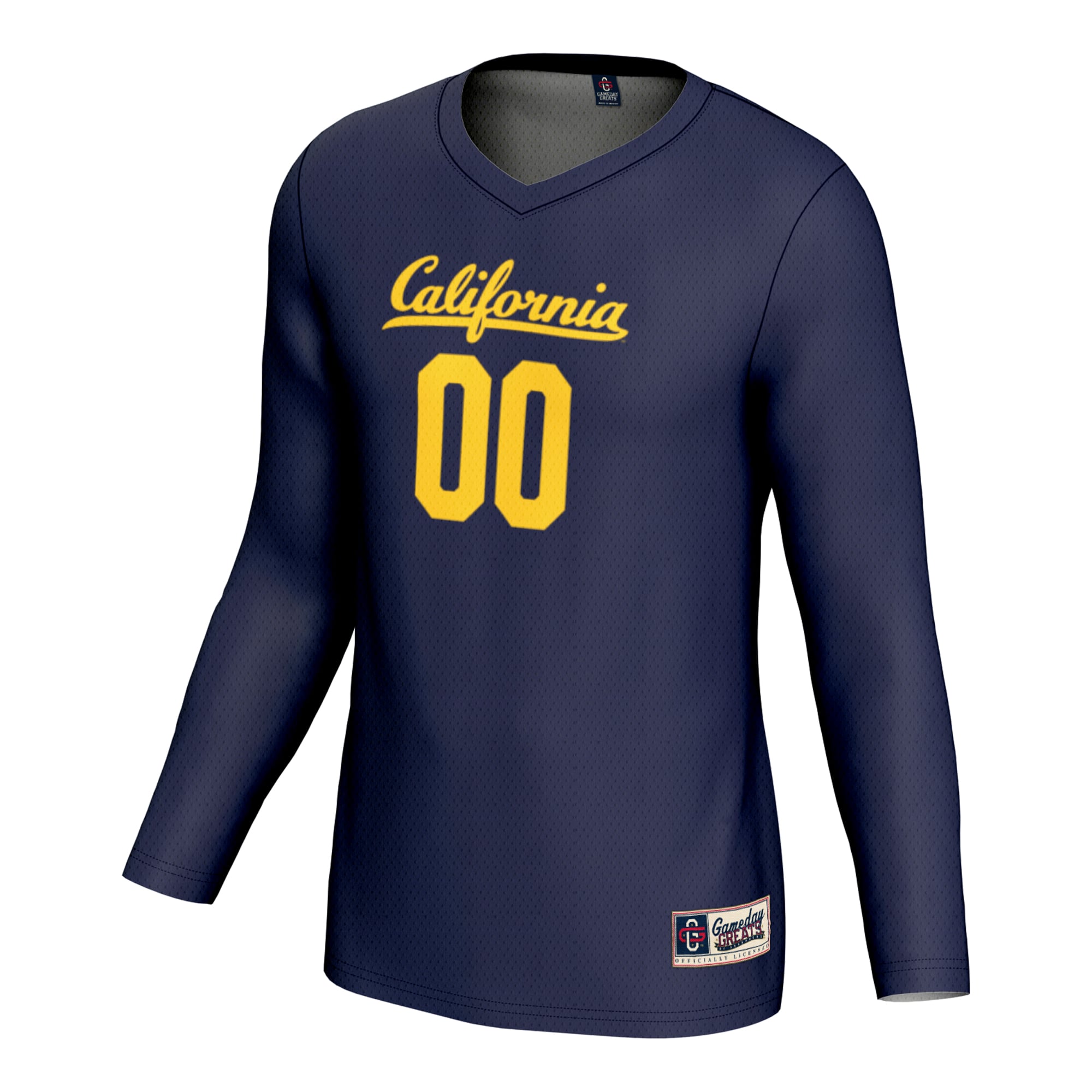 Cal Bears Unisex Lightweight Women's Volleyball Jersey Navy - front view