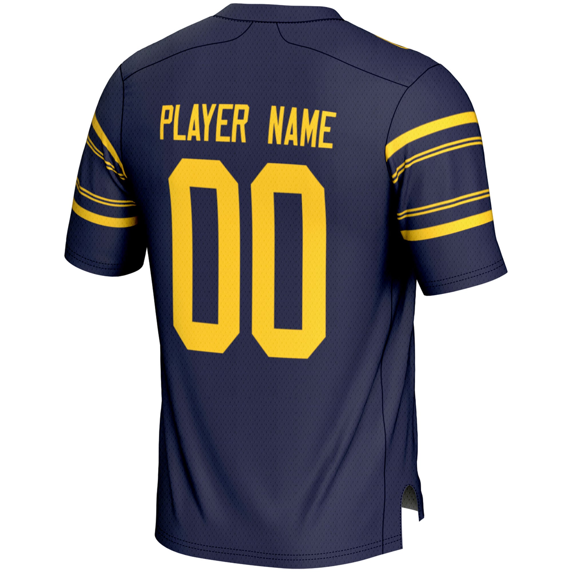 Cal Bears Youth Football Jersey Navy - back view