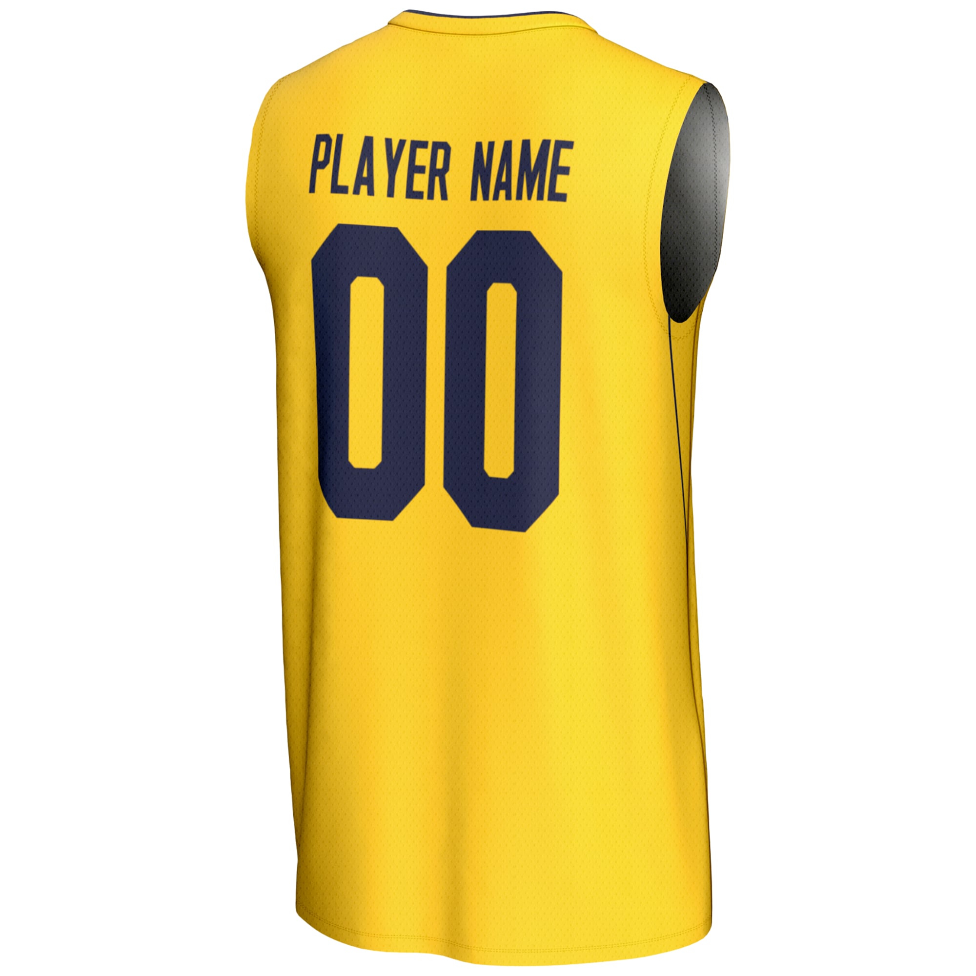 Cal Bears Youth Lightweight Women's Basketball Jersey Gold - back view
