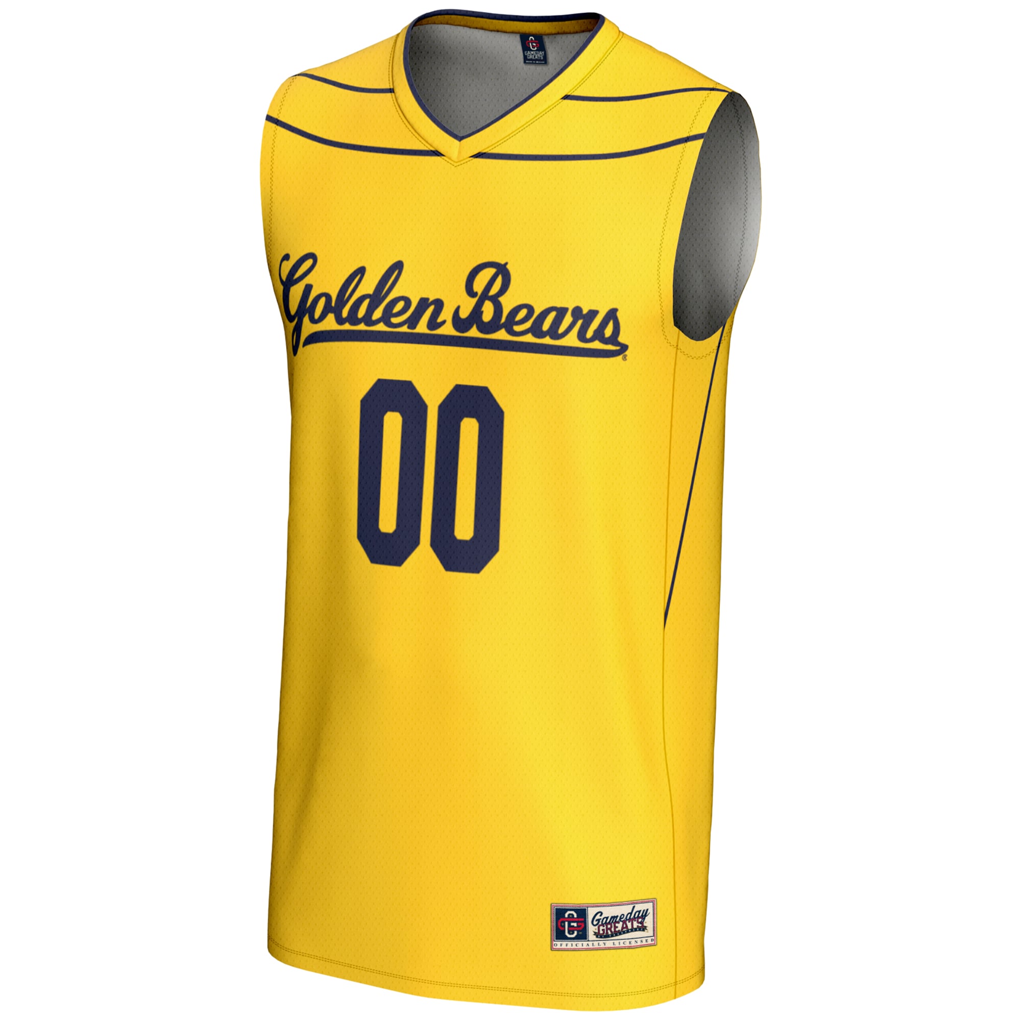 Cal Bears Youth Lightweight Women's Basketball Jersey Gold - front view