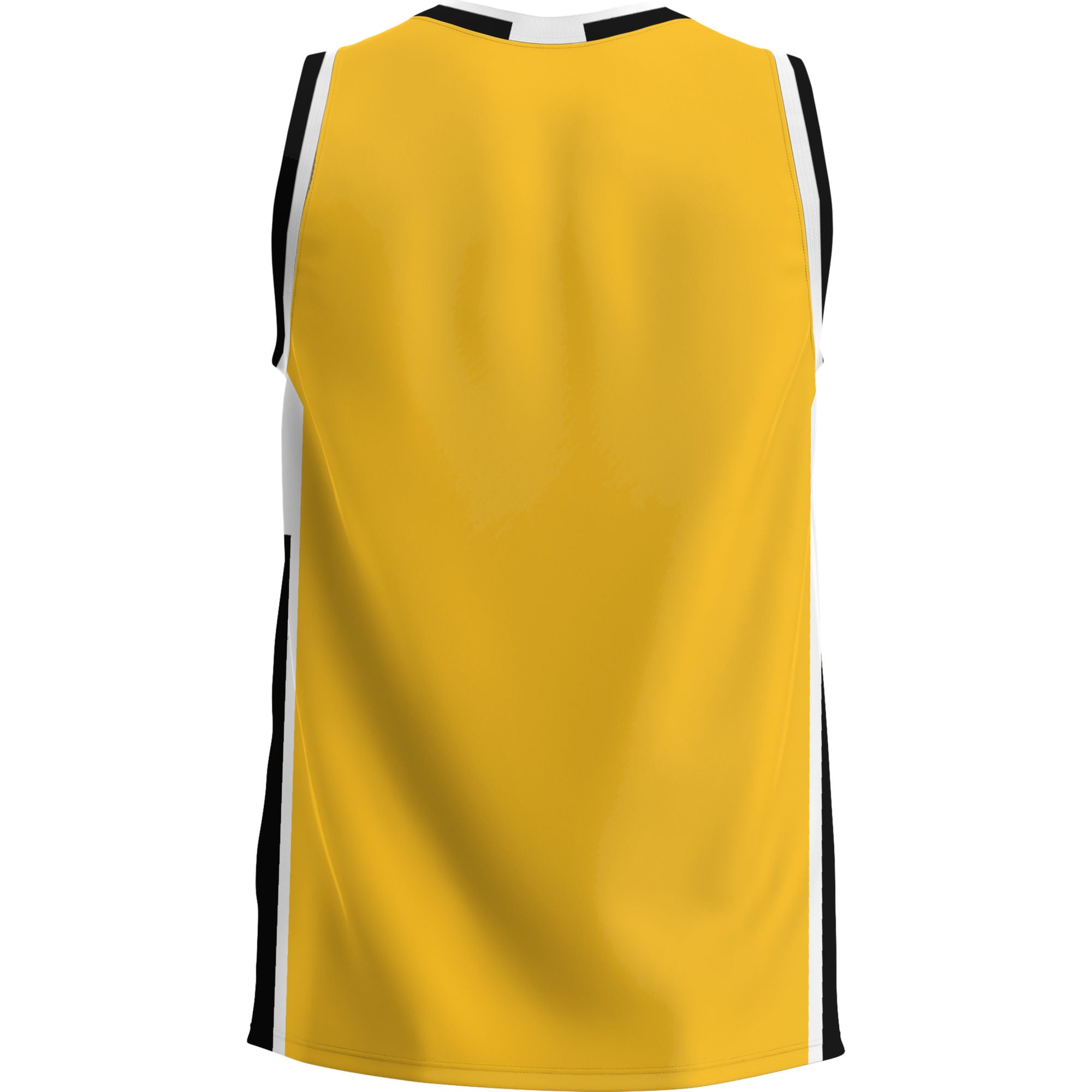 Cal State Long Beach The Beach Lightweight Basketball Jersey Gold - back view