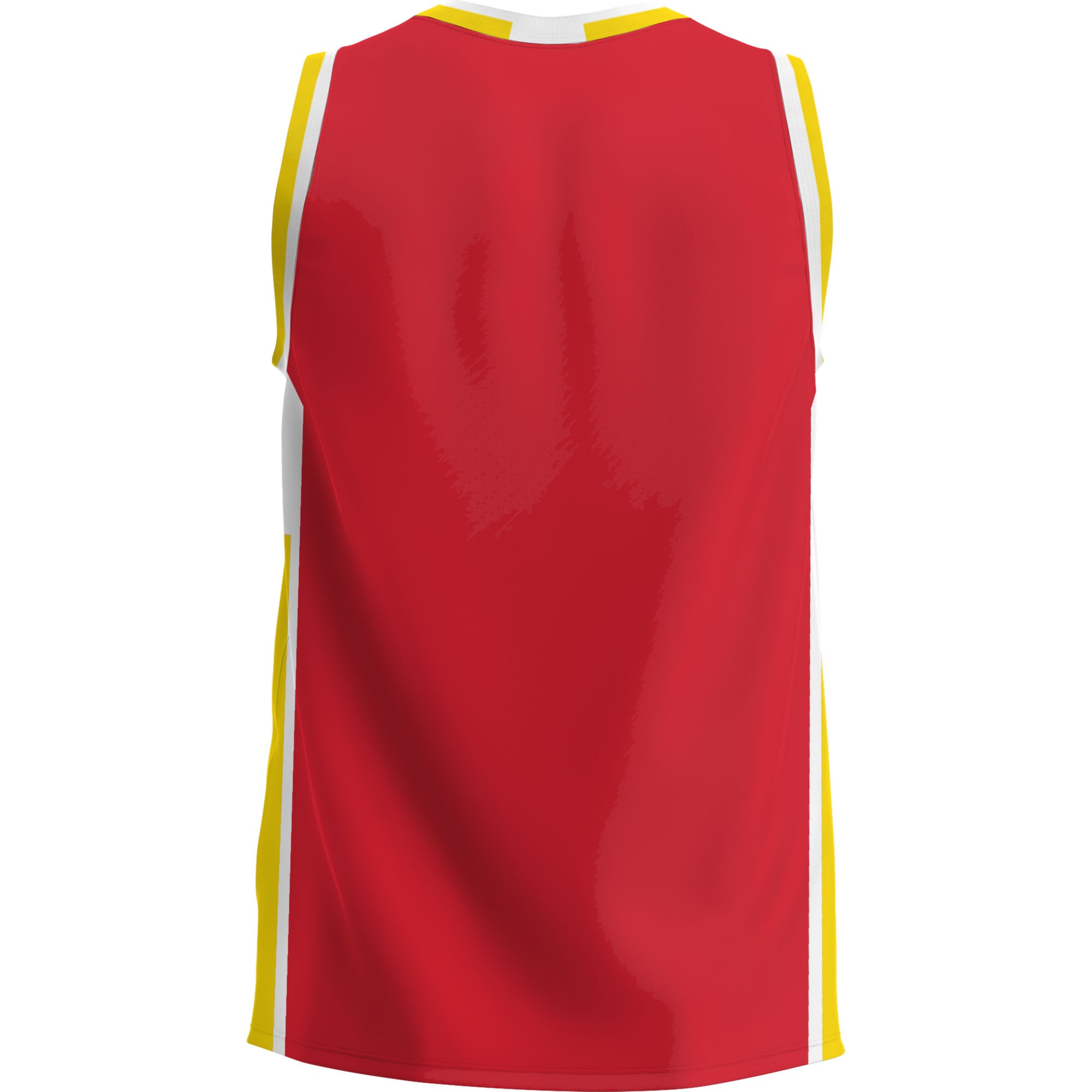Cal State Stanislaus Warriors Lightweight Basketball Jersey Red - back view