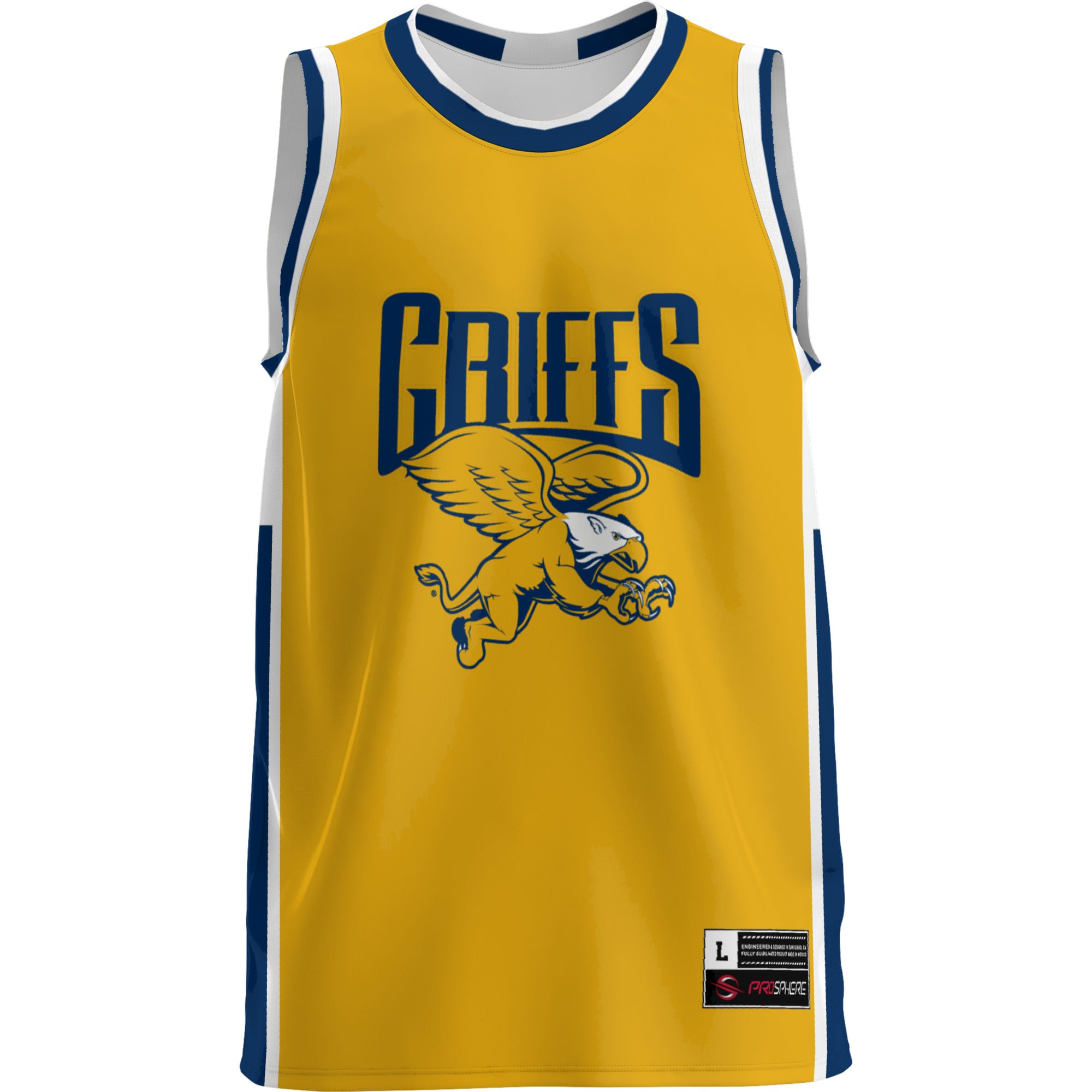 Canisius College Golden Griffins Lightweight Basketball Jersey Blue - front view