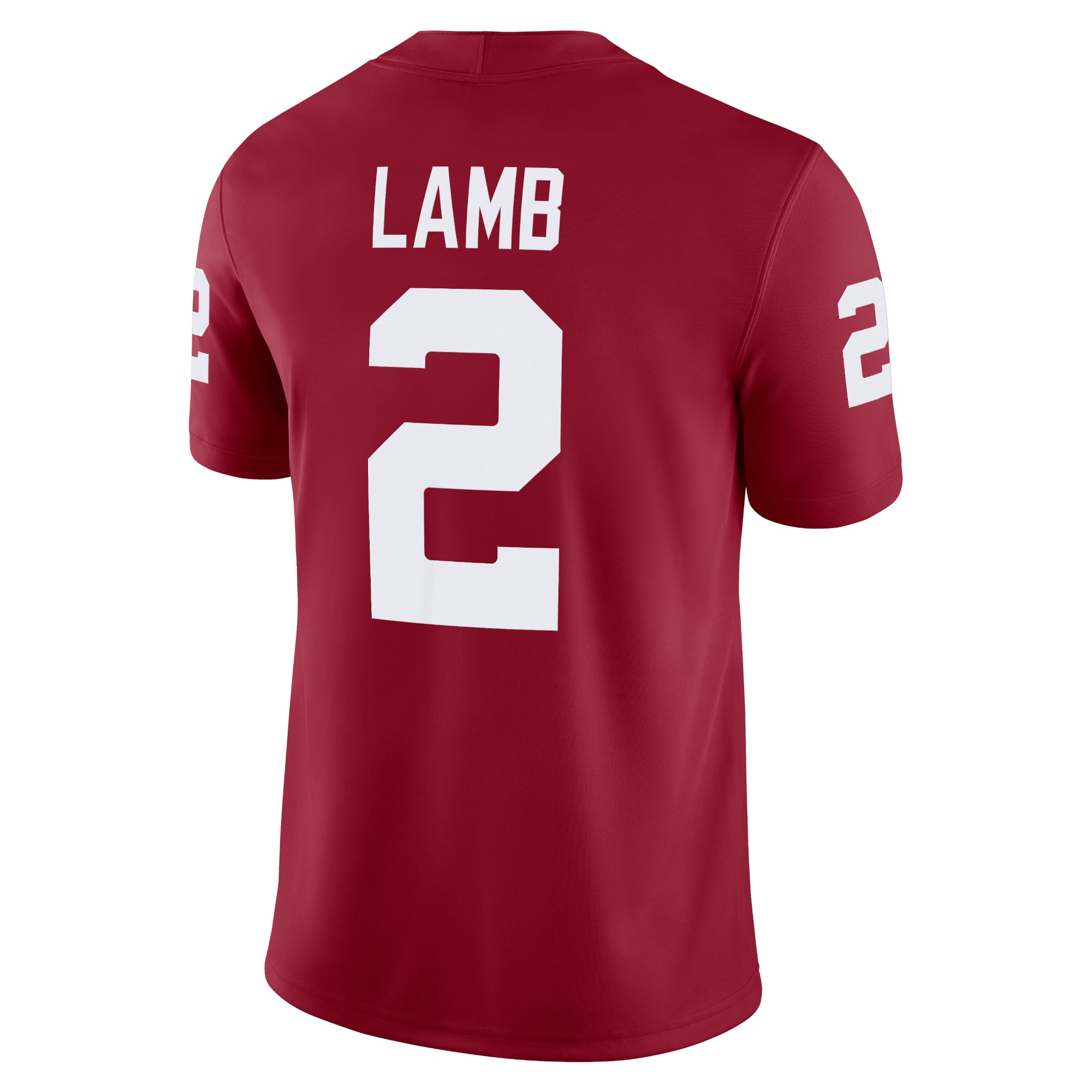 CeeDee Lamb Oklahoma Sooners Alumni Player Jersey Crimson - back view