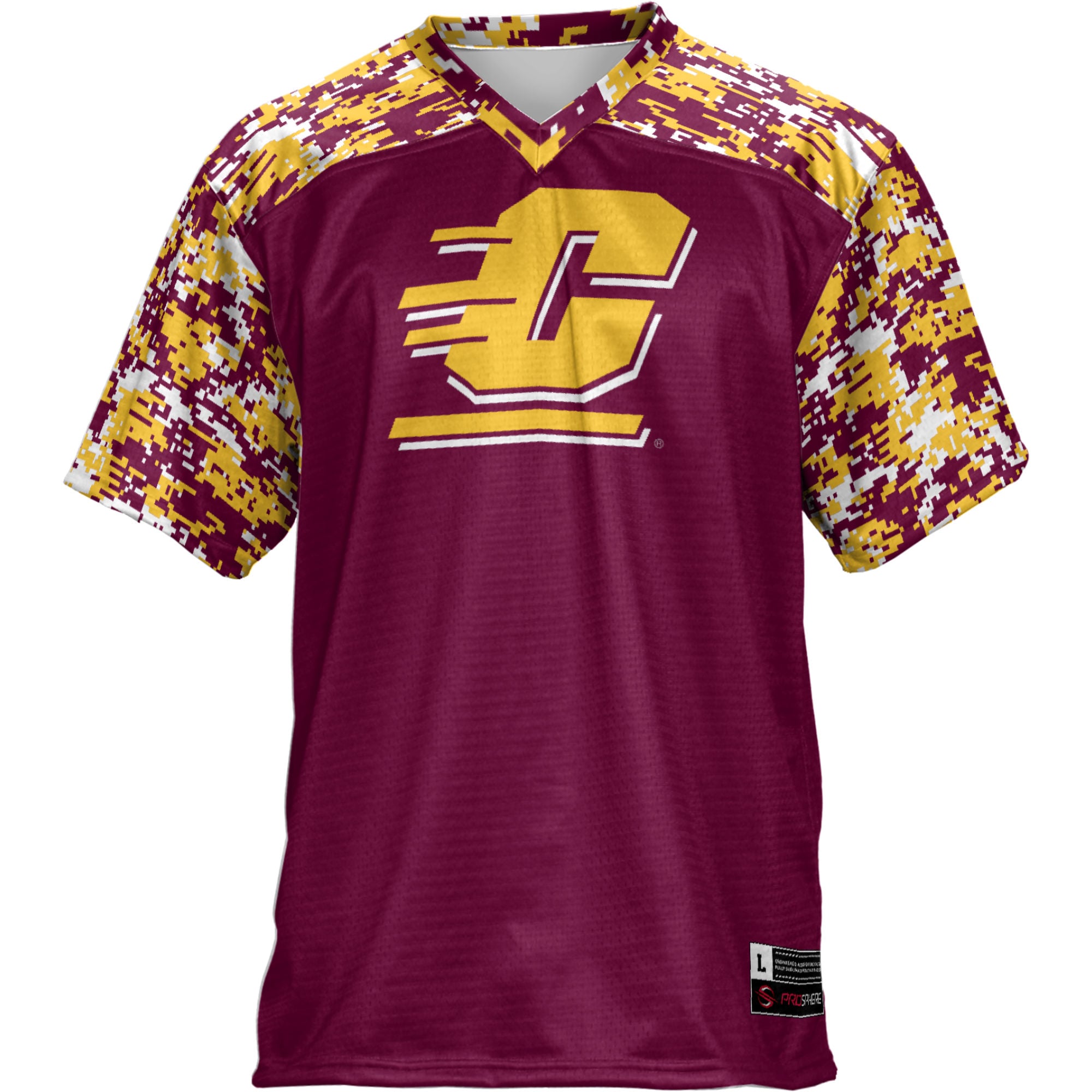 Central Michigan Chippewas Football Jersey Maroon - front view