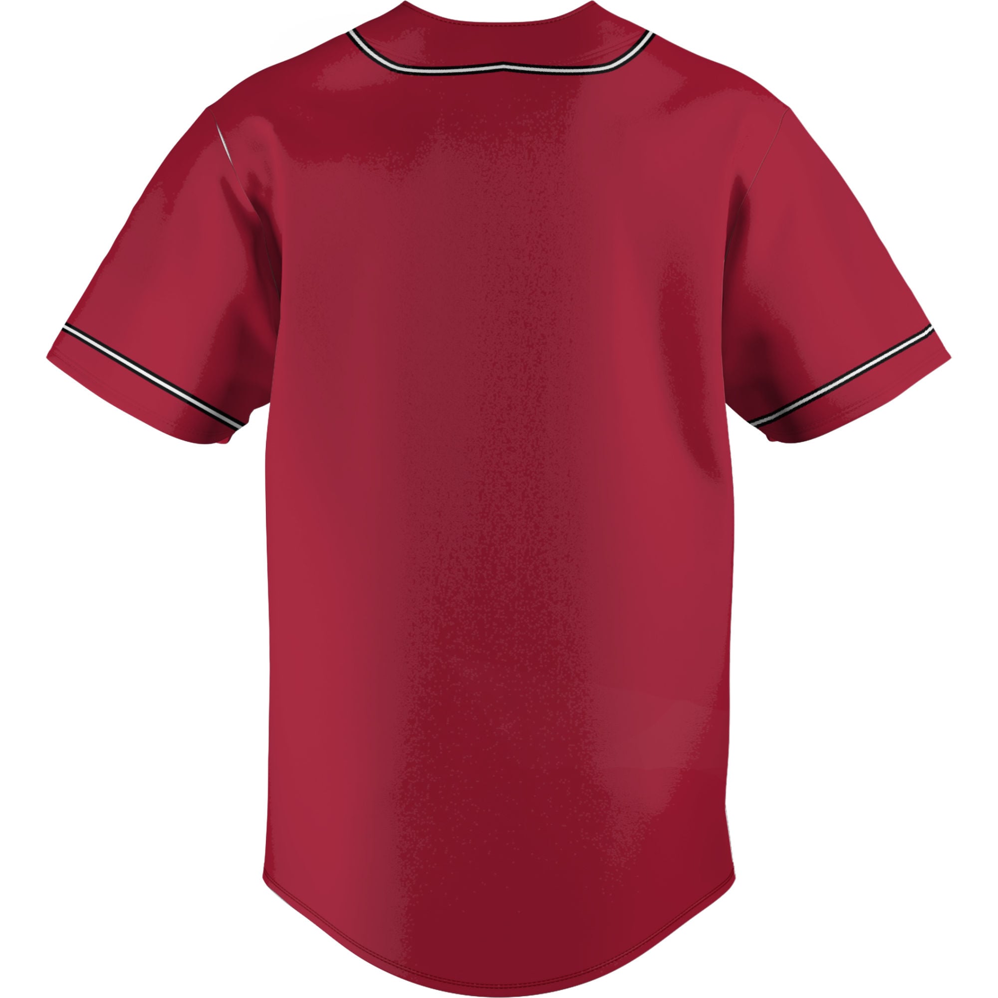 Central Washington Wildcats Lightweight Baseball Jersey Crimson - back view
