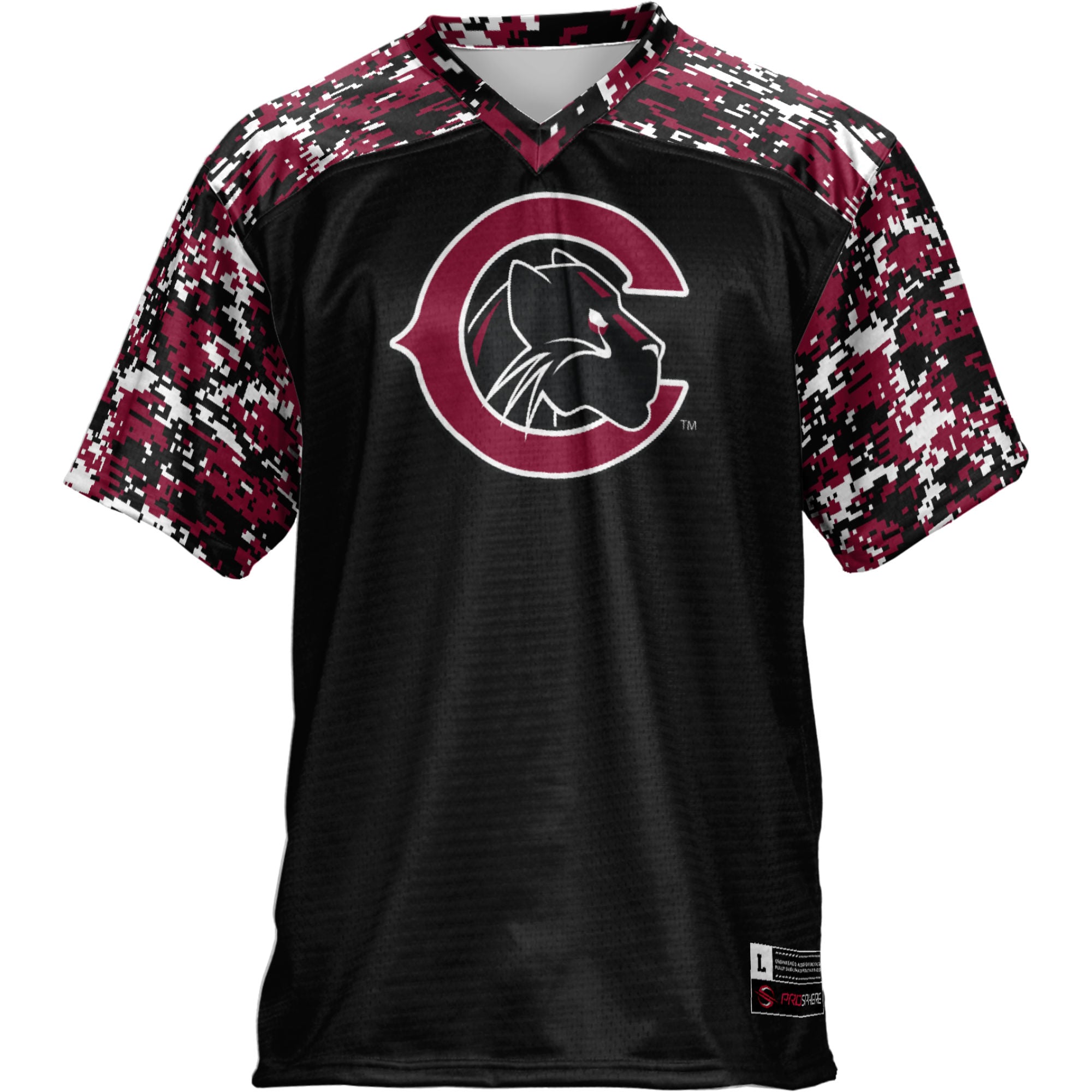 Chapman Panthers Football Jersey Black - front view
