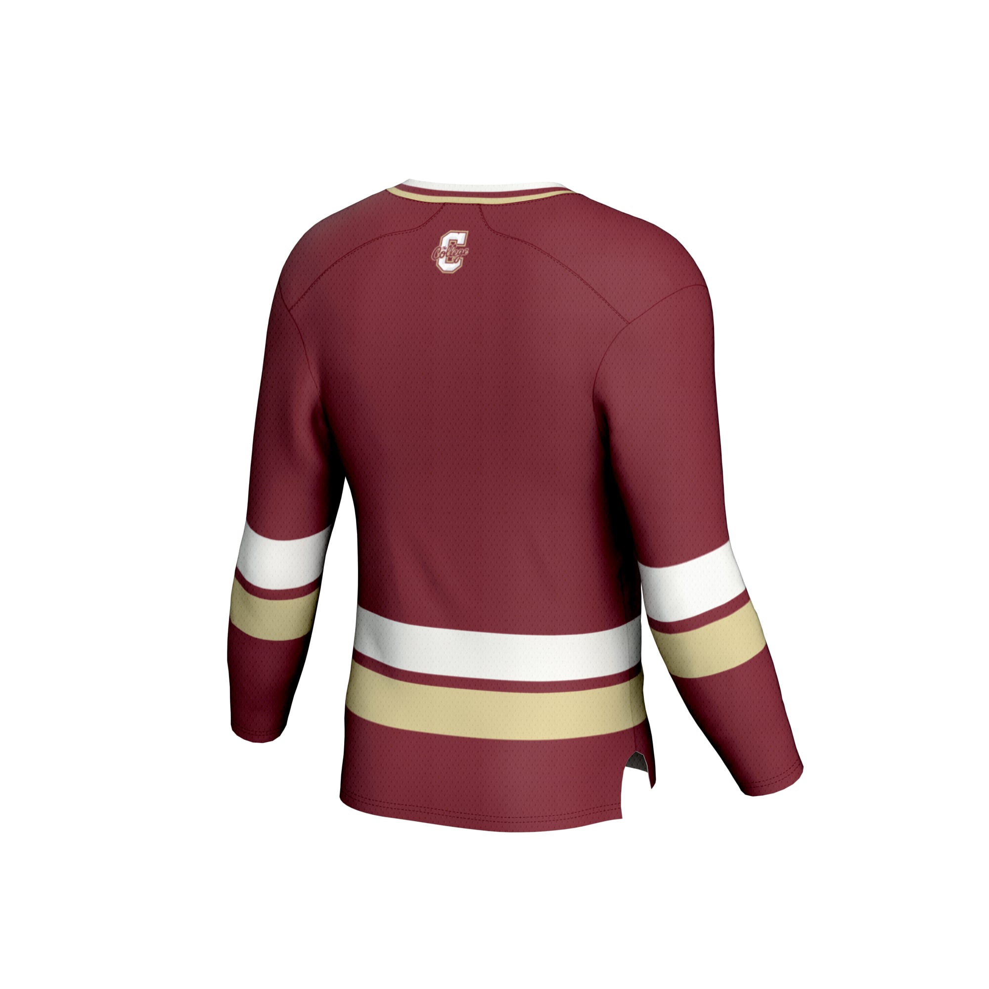 Charleston Cougars Unisex Spirit Hockey Jersey Maroon - back view