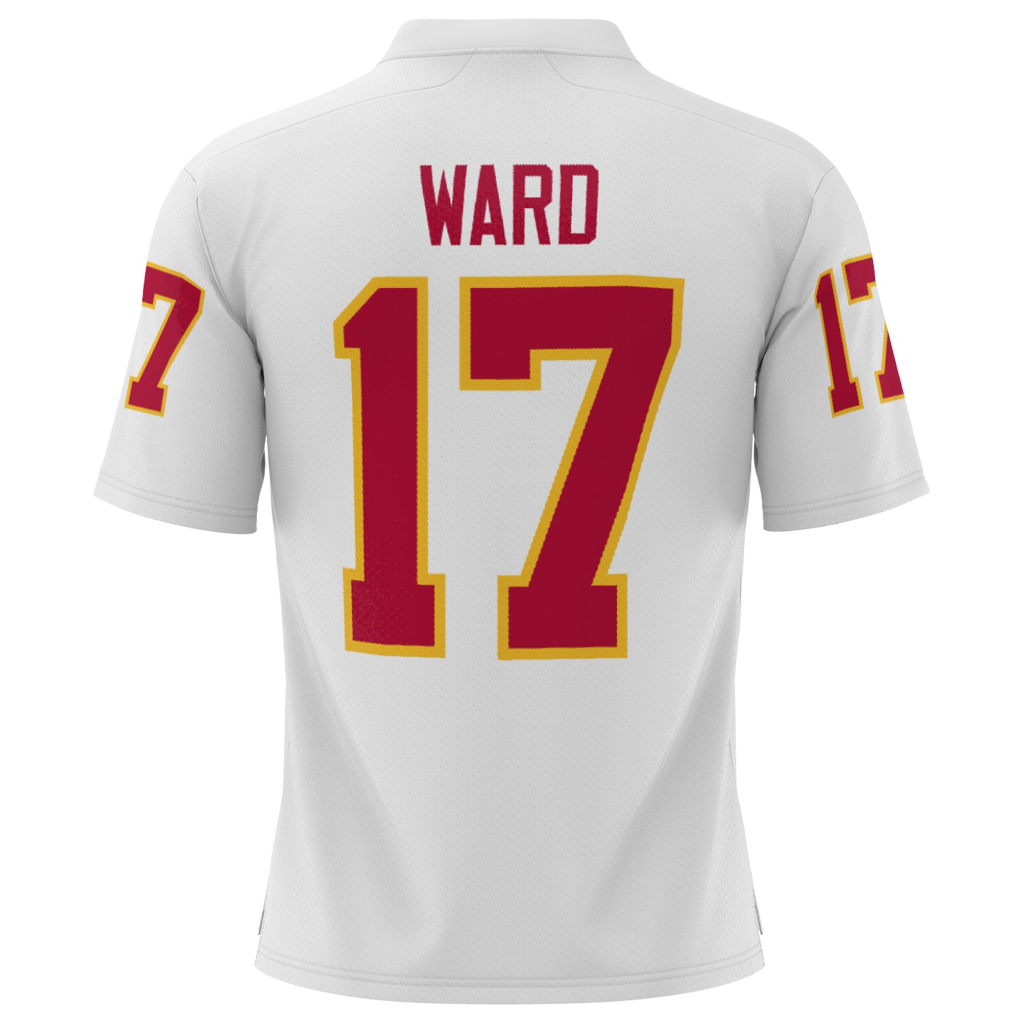 Charlie Ward Florida State Seminoles Heisman Football Jersey White - back view